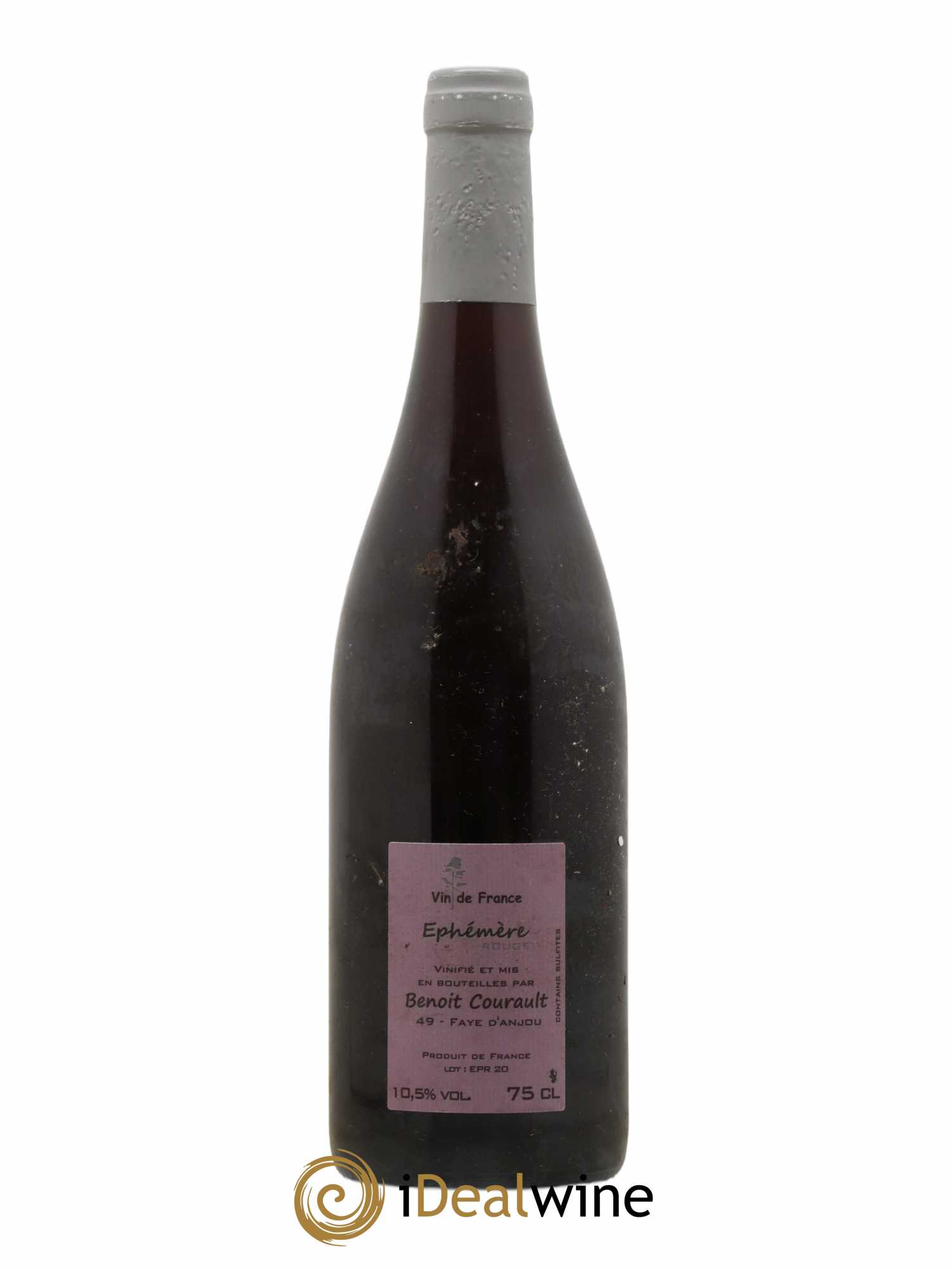 Vin de France Ephemere Benoit Courault 2020 - Lot de 1 bouteille - 1