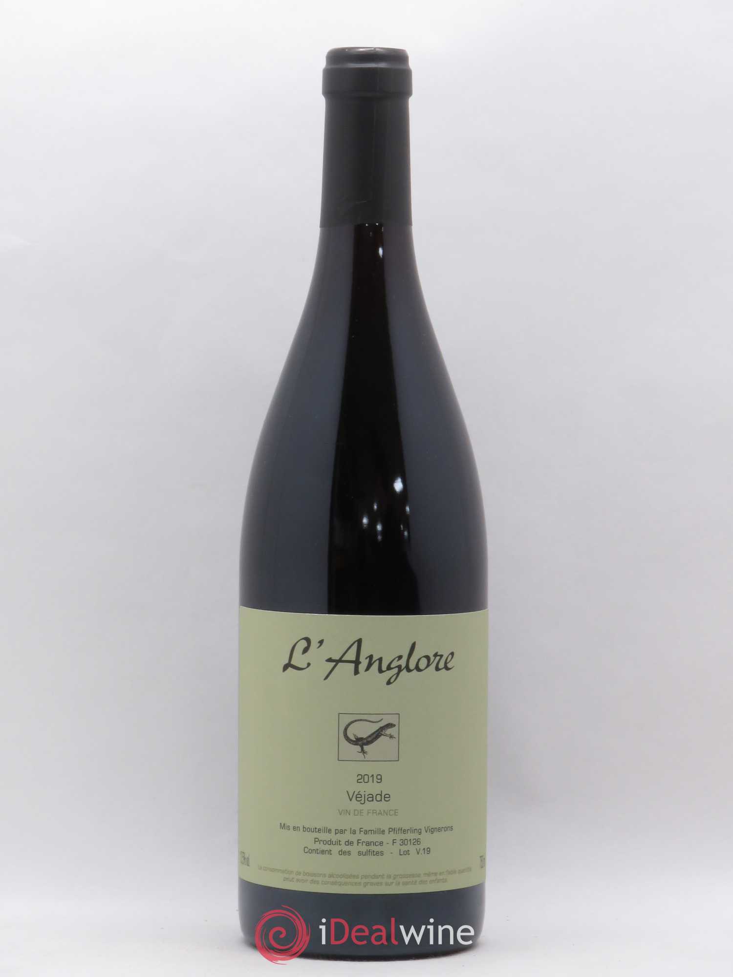 Vin de France Véjade L'Anglore 2019 - Lot de 1 bouteille - 0
