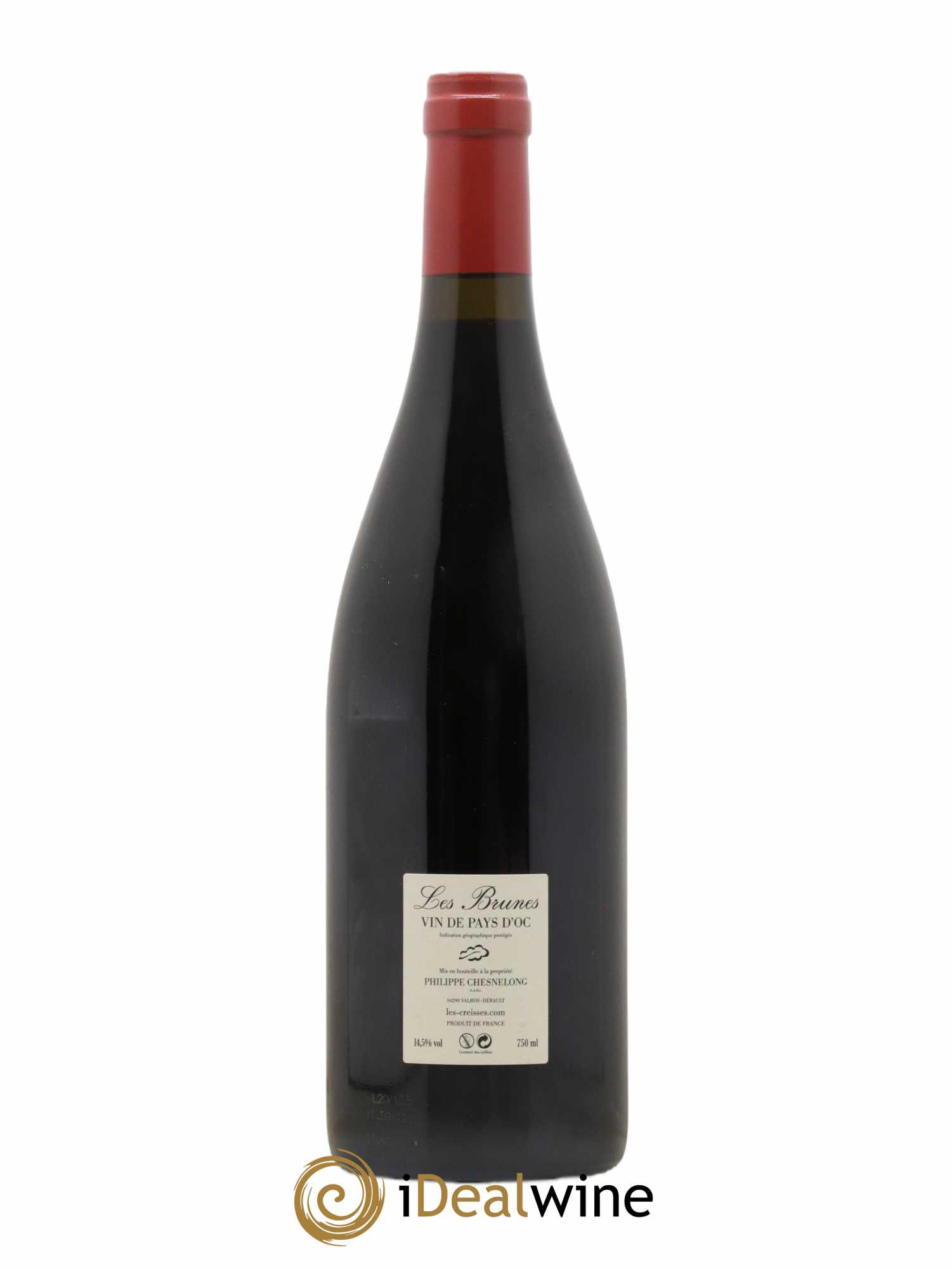 Vin de France Les Brunes Les Creisses (Domaine) 2018 - Lot de 1 bouteille - 1