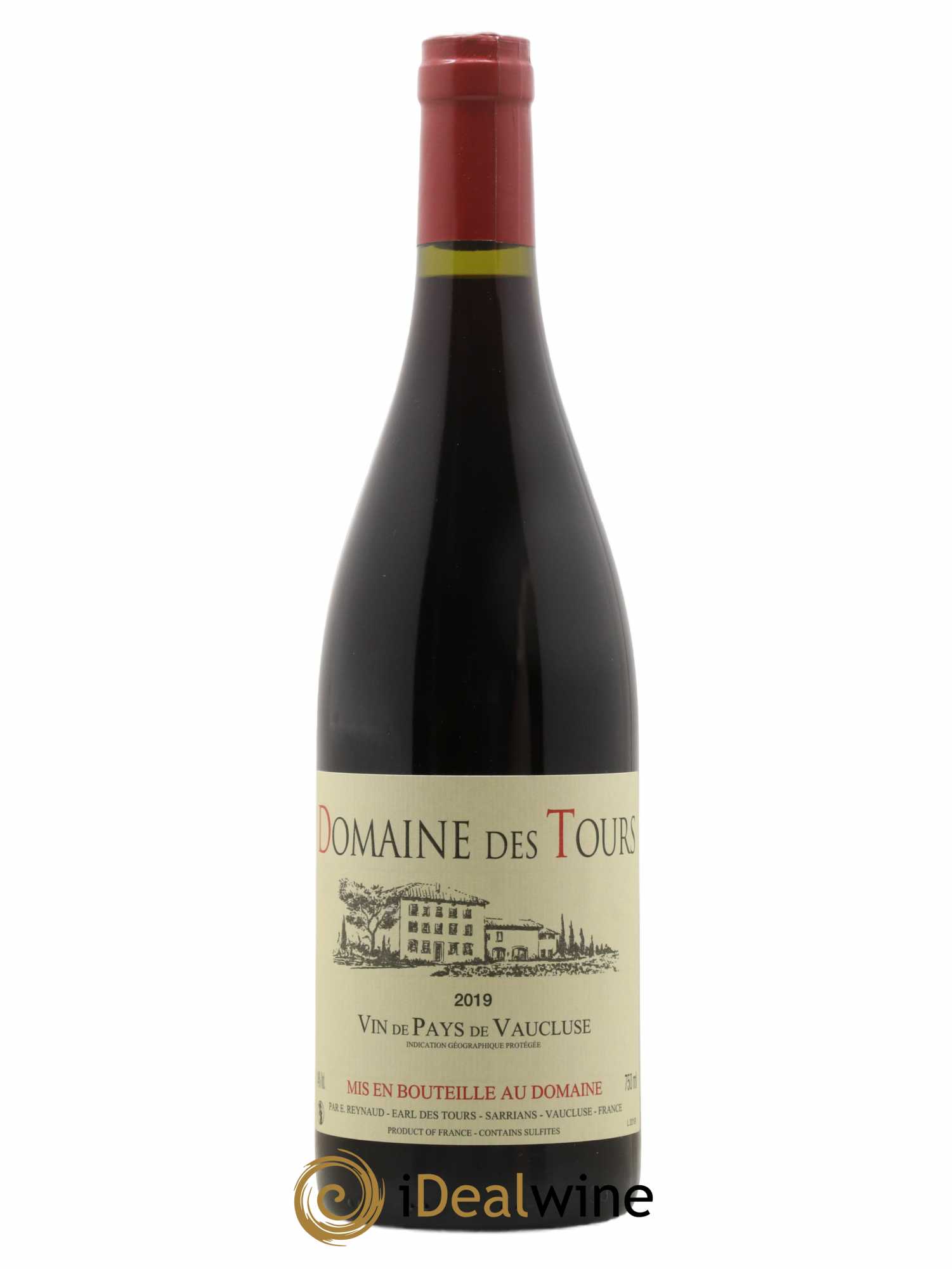 Vaucluse (Vin de Pays de Vaucluse) Domaine des Tours Emmanuel Reynaud 2019 - Lot de 1 bouteille - 0