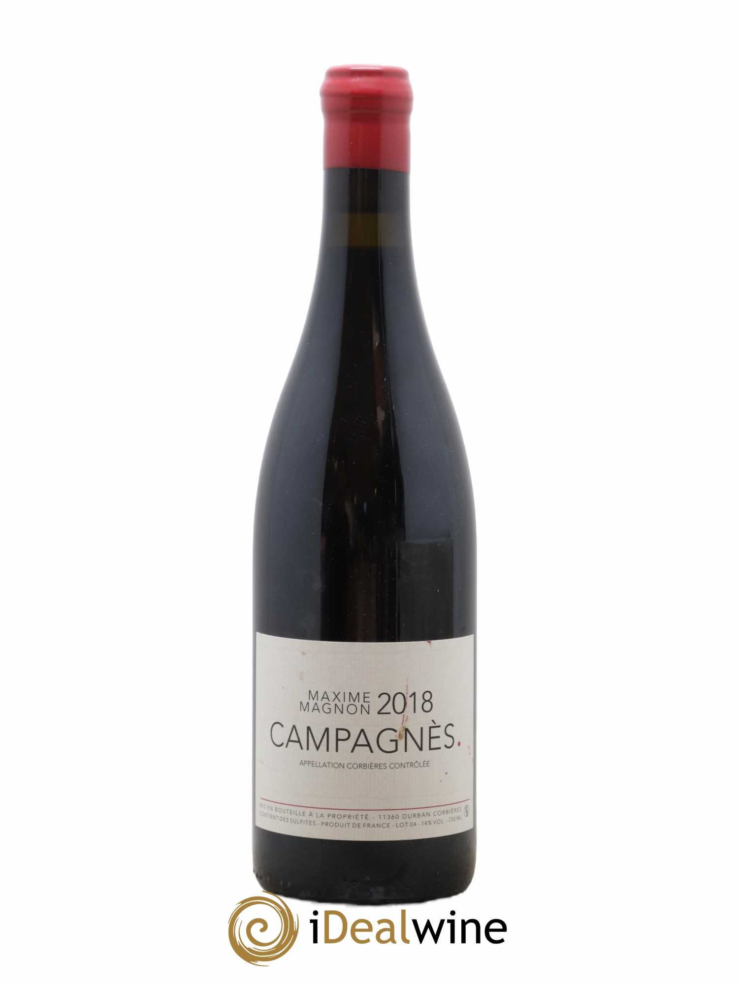 Corbières Campagnès Maxime Magnon 2018 - Lot de 1 bouteille - 0