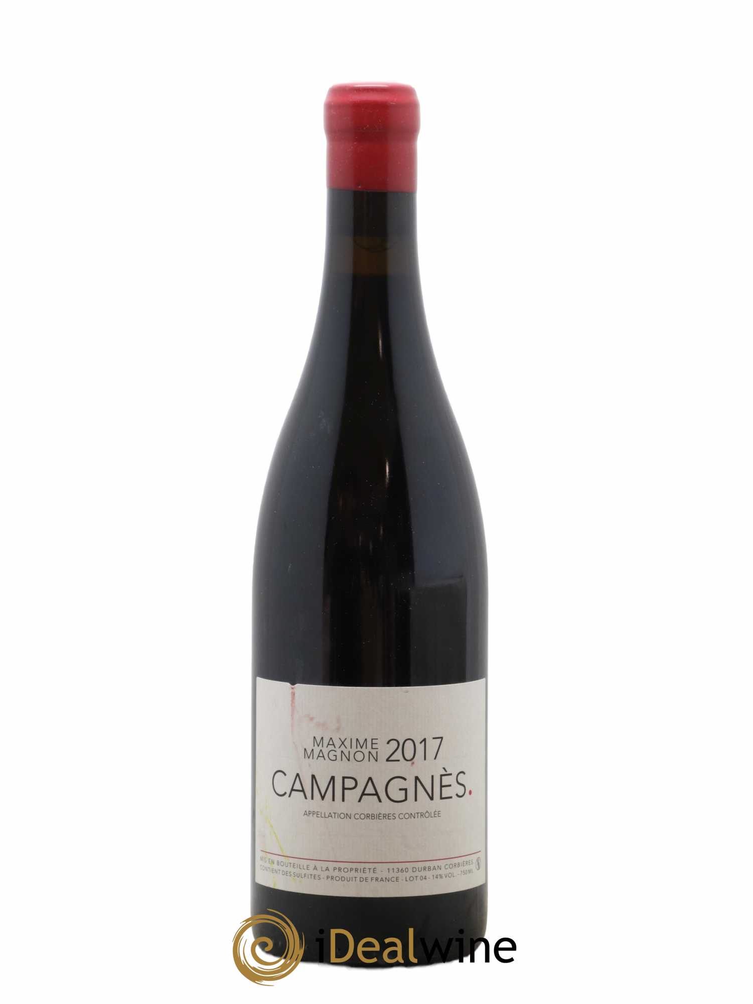 Corbières Campagnès Maxime Magnon 2017 - Lot de 1 bouteille - 0