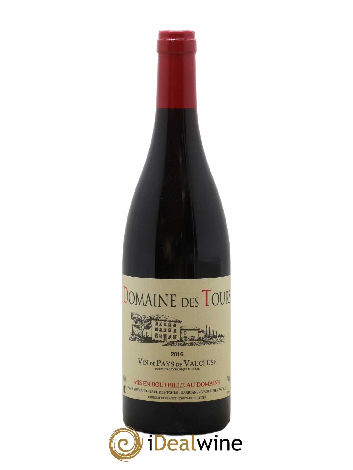 Vaucluse (Vin de Pays de Vaucluse) Domaine des Tours Emmanuel Reynaud 2016 - Lot de 1 bouteille - 0