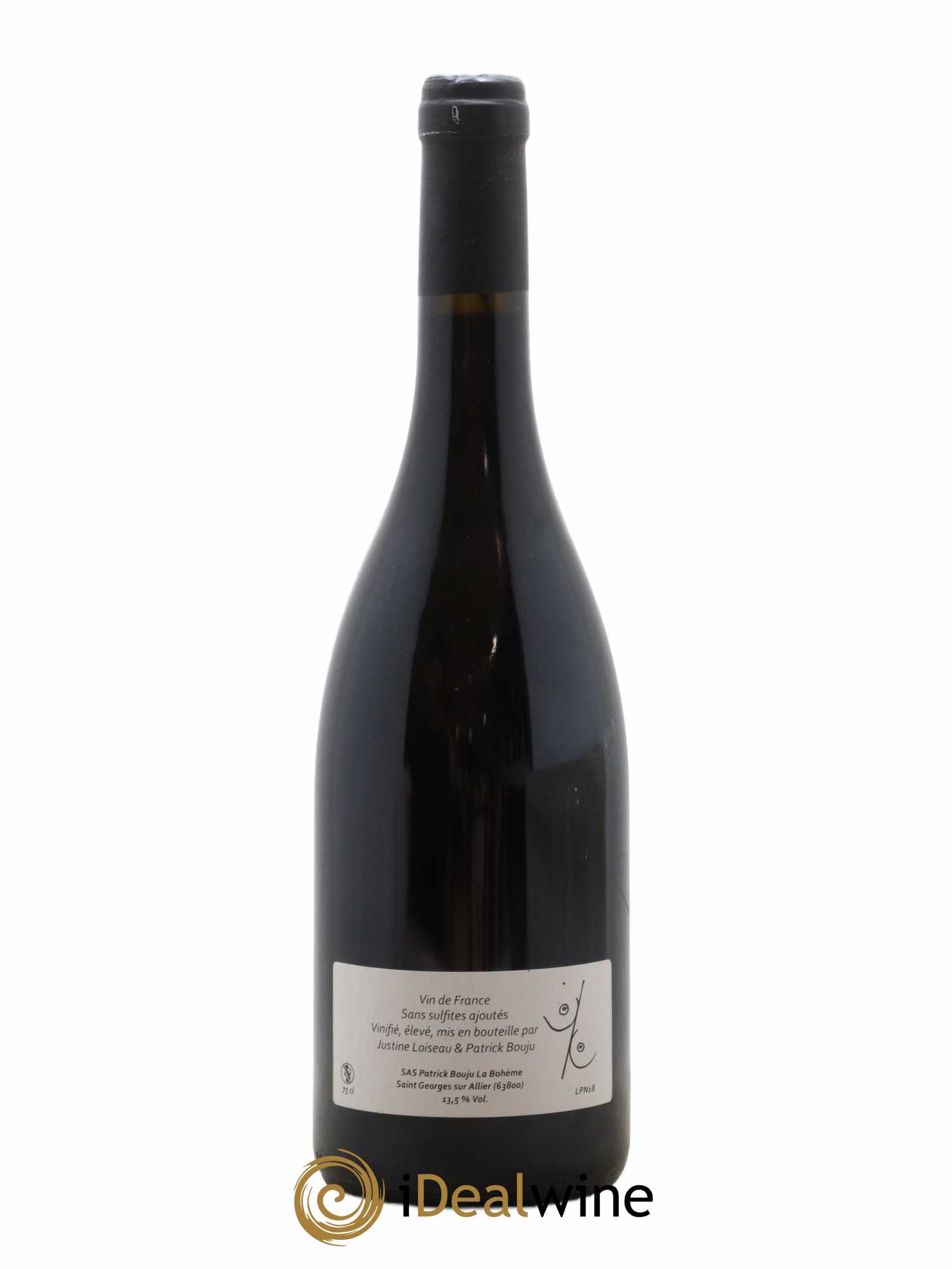 Vin de France Sein pour Sein Patrick Bouju - La Bohème 2018 - Lot de 1 bouteille - 1