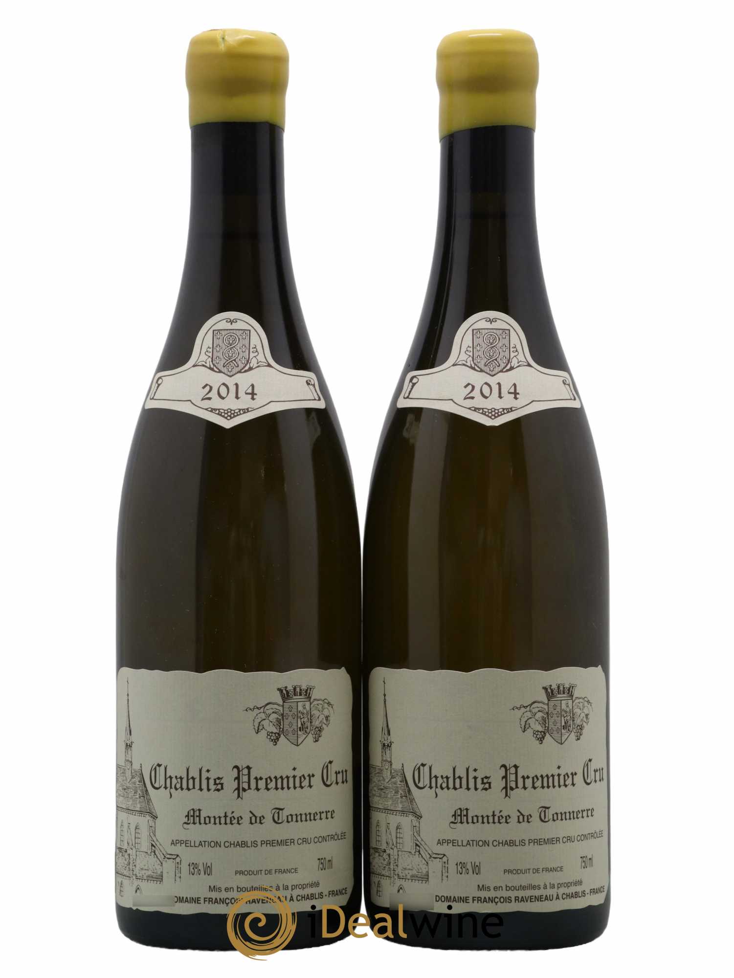 Chablis 1er Cru Montée de Tonnerre Raveneau (Domaine) 2014 - Lot de 2 bouteilles - 0