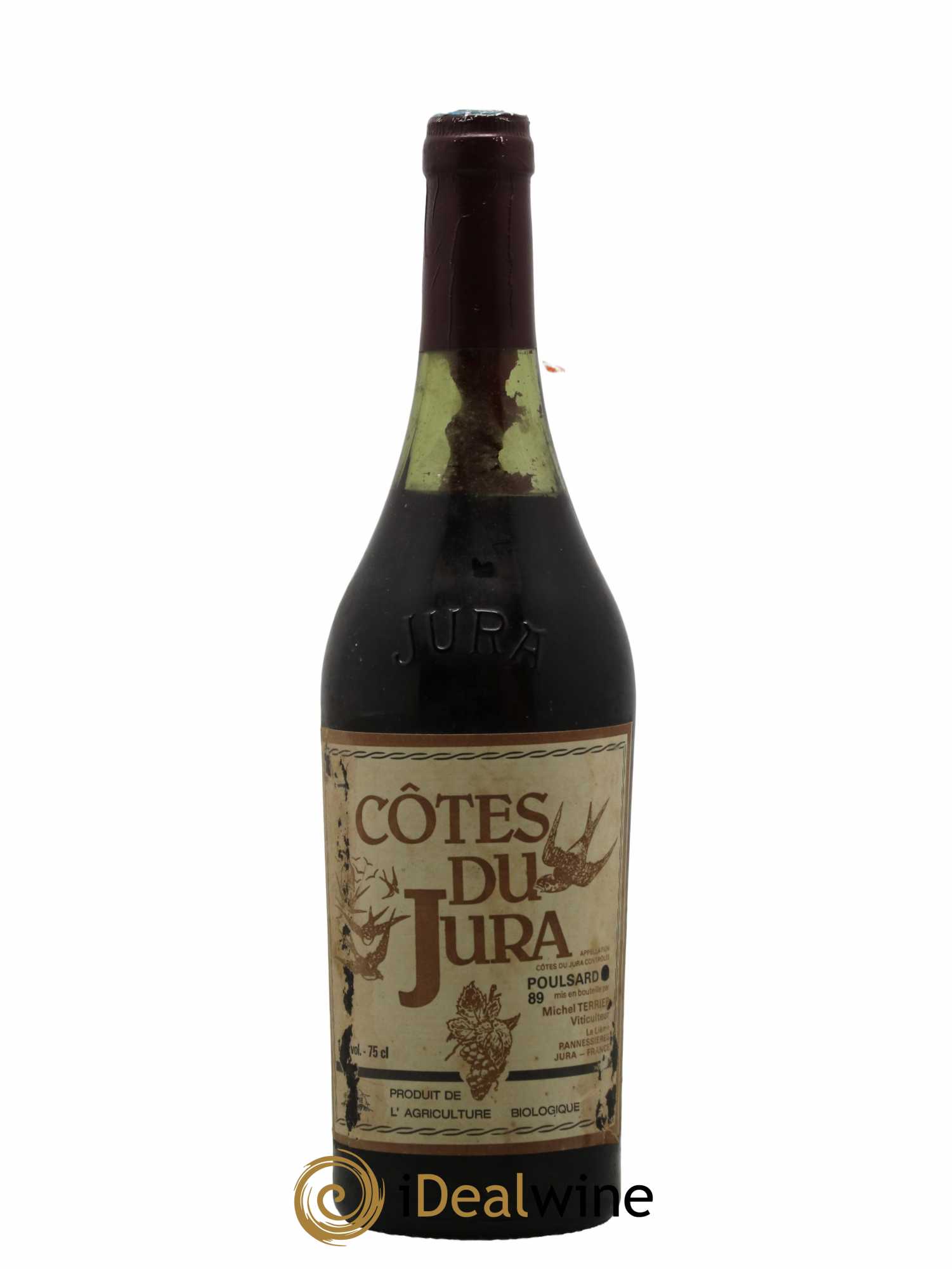 Côtes du Jura Poulsard Michel Terrier 1989 - Lot de 1 bouteille - 0