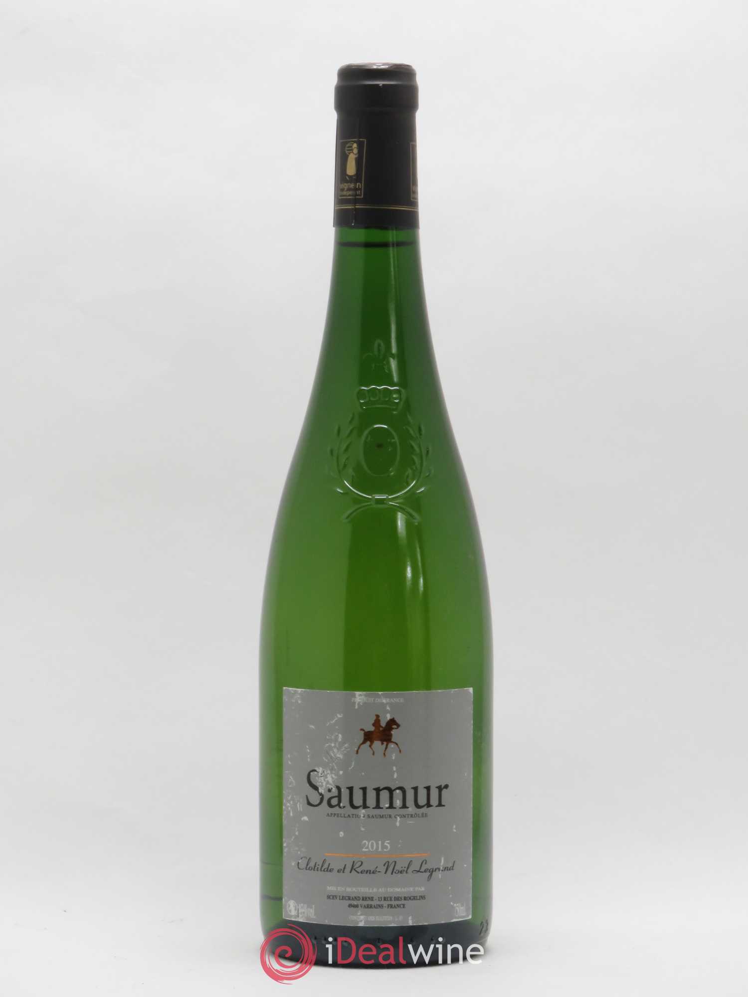 Saumur Clotilde Legrand (anciennement René-Noël Legrand) (sans prix de réserve) 2015 - Lot de 1 bouteille - 0