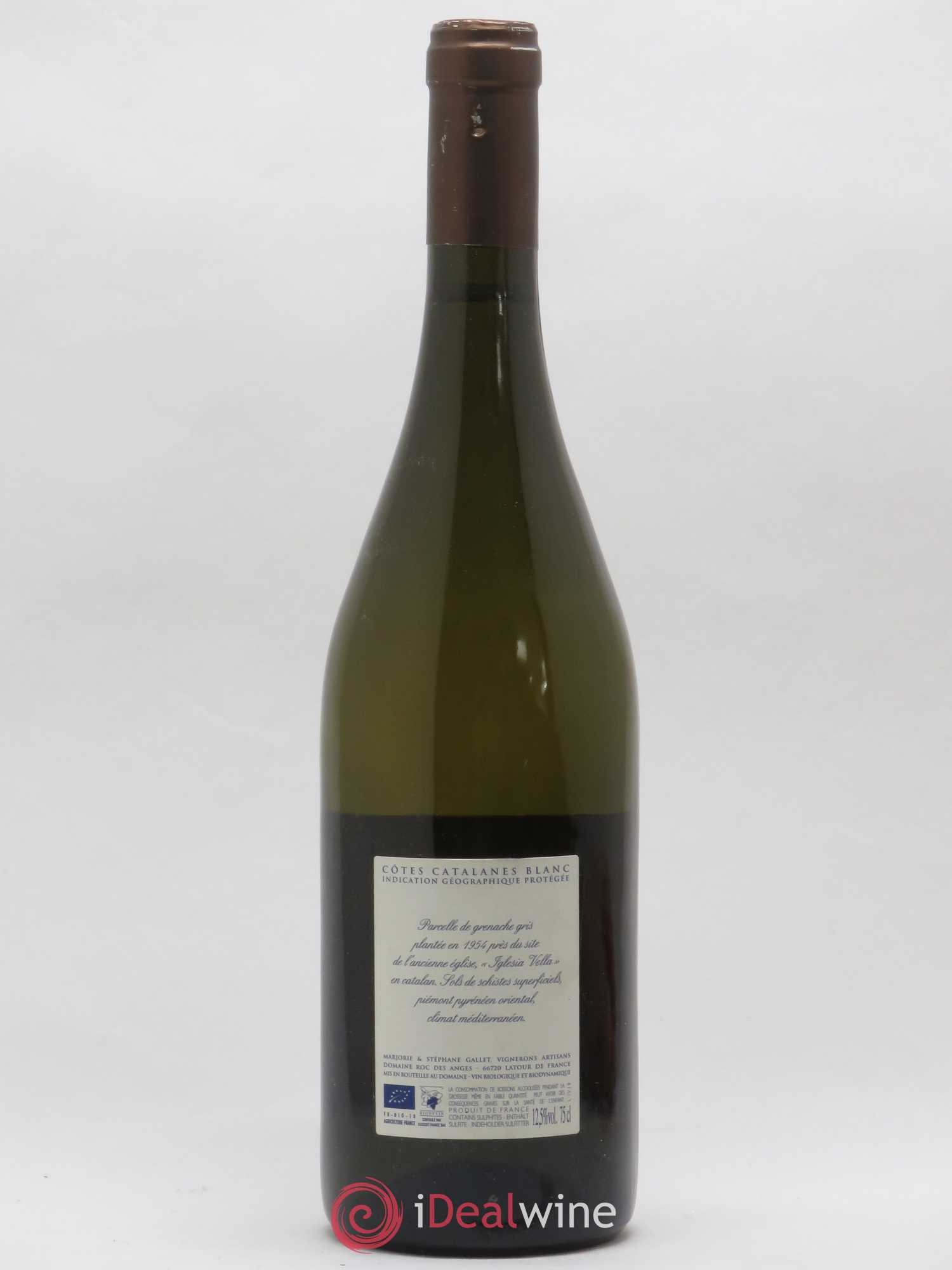 Côtes Catalanes Roc des Anges Iglesia Vella Marjorie et Stéphane Gallet 2018 - Lot de 1 bouteille - 1