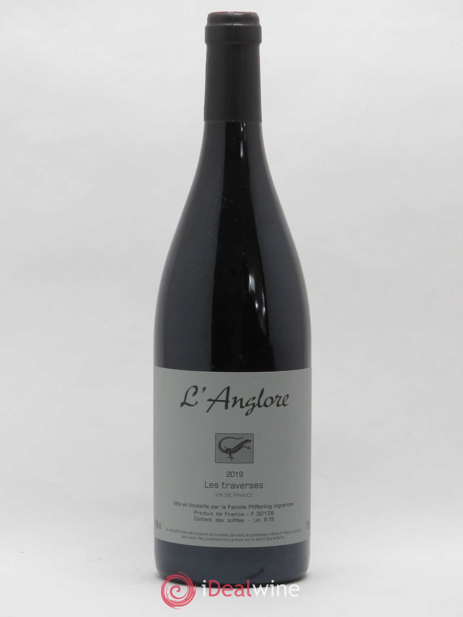 Vin de France Les Traverses L'Anglore 2019 - Lot de 1 bouteille - 0