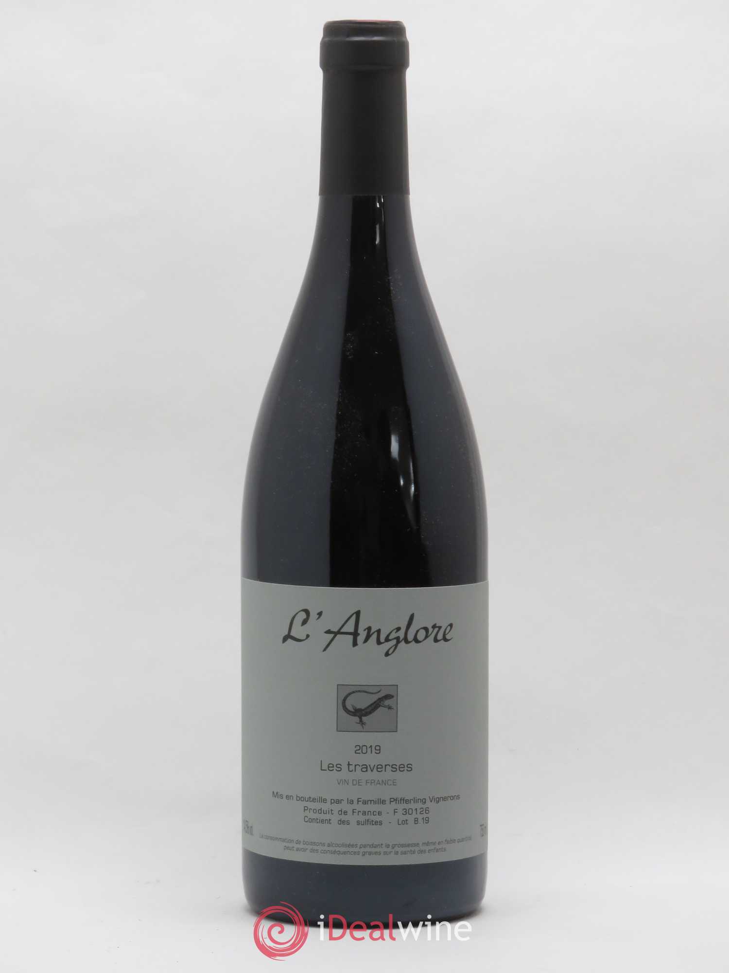 Vin de France Les Traverses L'Anglore 2019 - Lot de 1 bouteille - 0