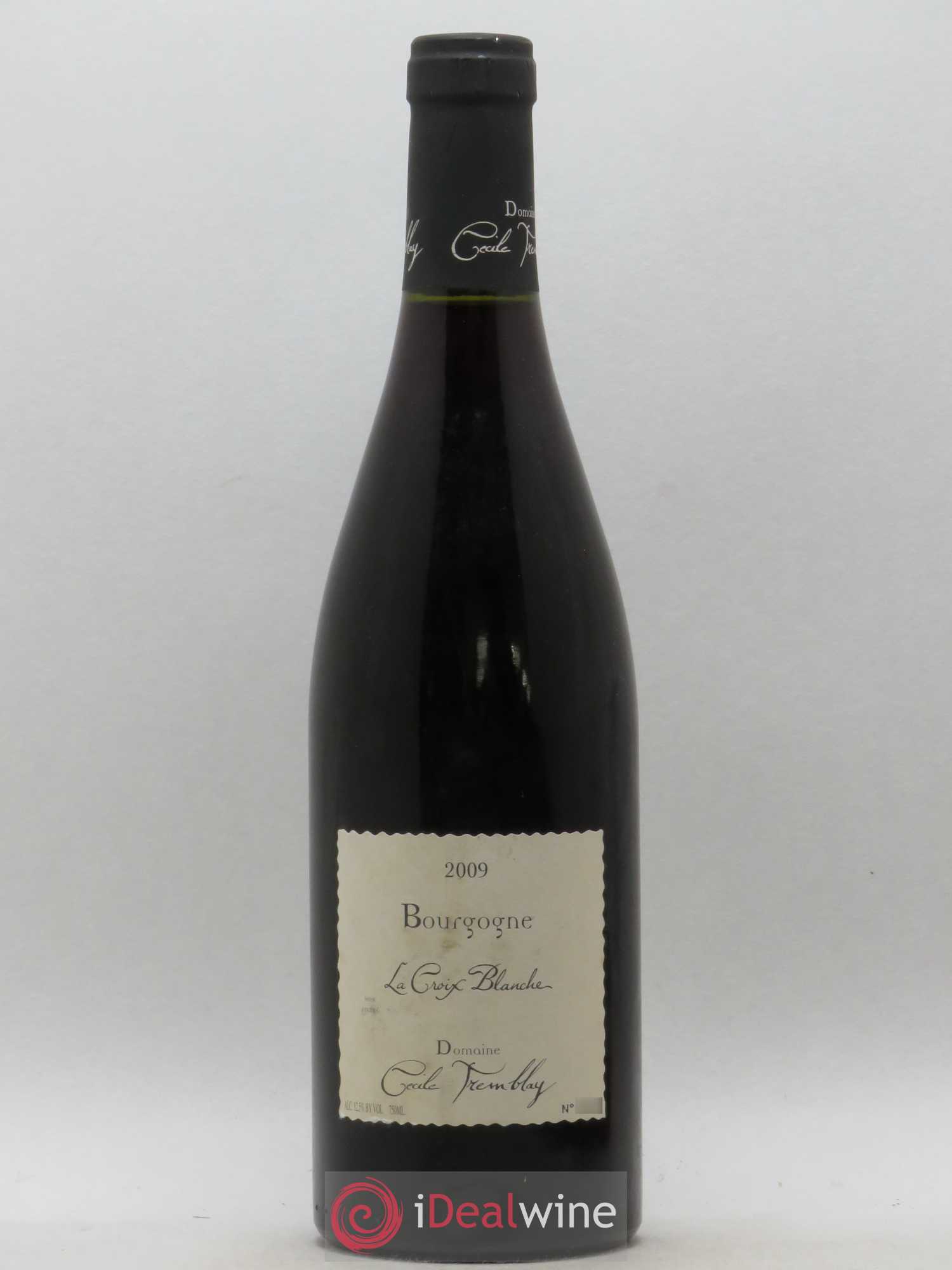 Bourgogne La Croix Blanche Cécile Tremblay 2009 - Lot de 1 bouteille - 0