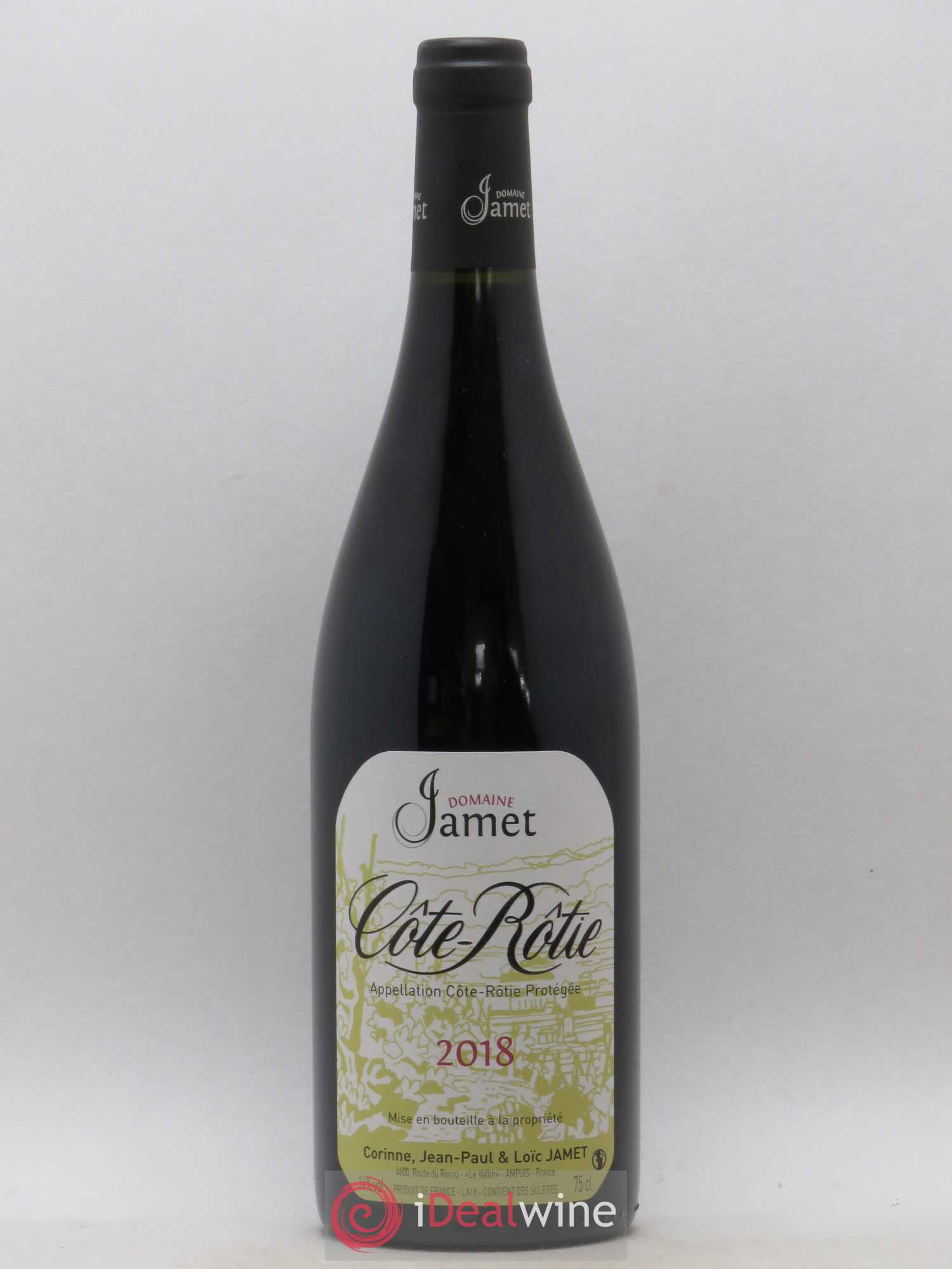 Côte-Rôtie Jamet (Domaine) 2018 - Lot de 1 bouteille - 0