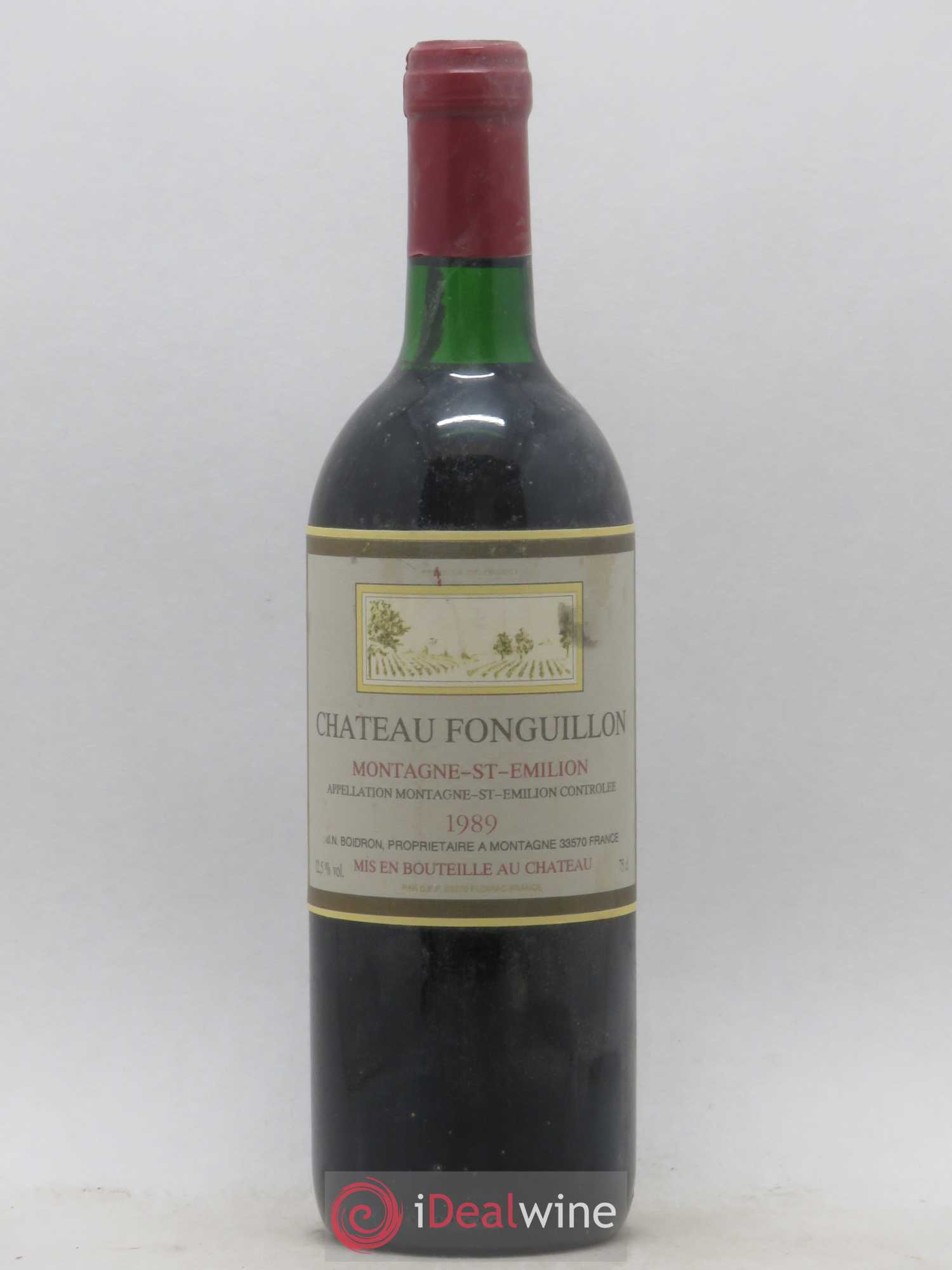 Montagne Saint-Émilion Fontguillon 1989 - Lot de 1 bouteille - 0