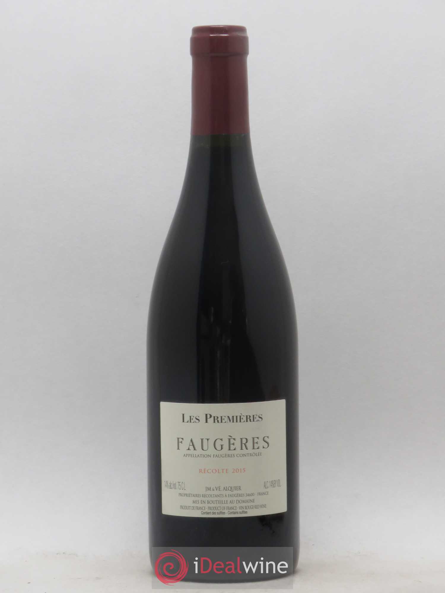 Faugères Domaine Jean-Michel Alquier Les Premières 2015 - Lot de 1 bouteille - 0