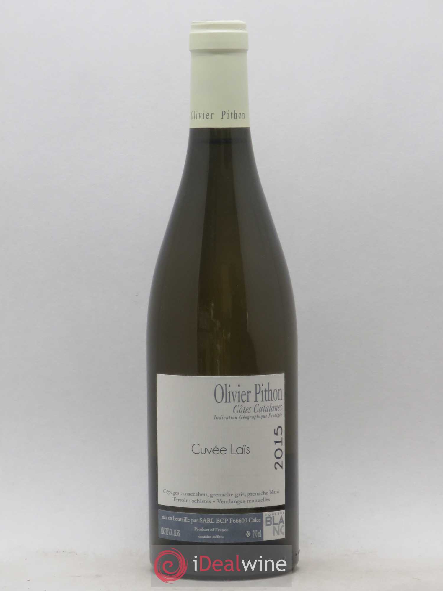 Côtes du Roussillon Olivier Pithon Laïs 2015 - Lot de 1 bouteille - 0