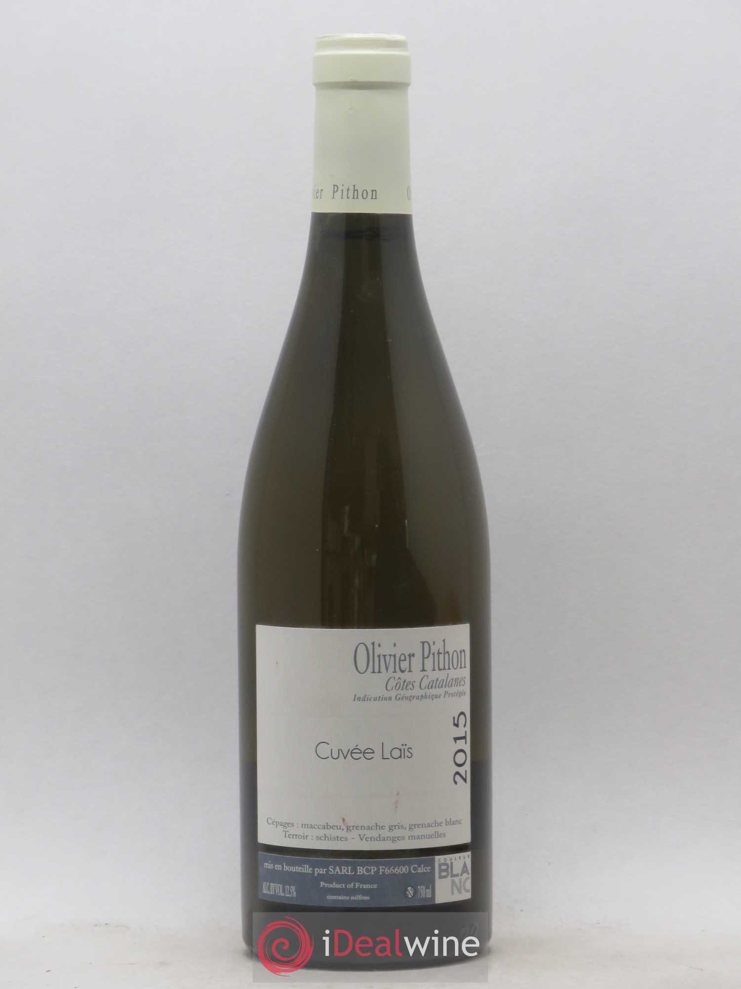 Côtes du Roussillon Olivier Pithon Laïs 2015 - Lot de 1 bouteille - 0