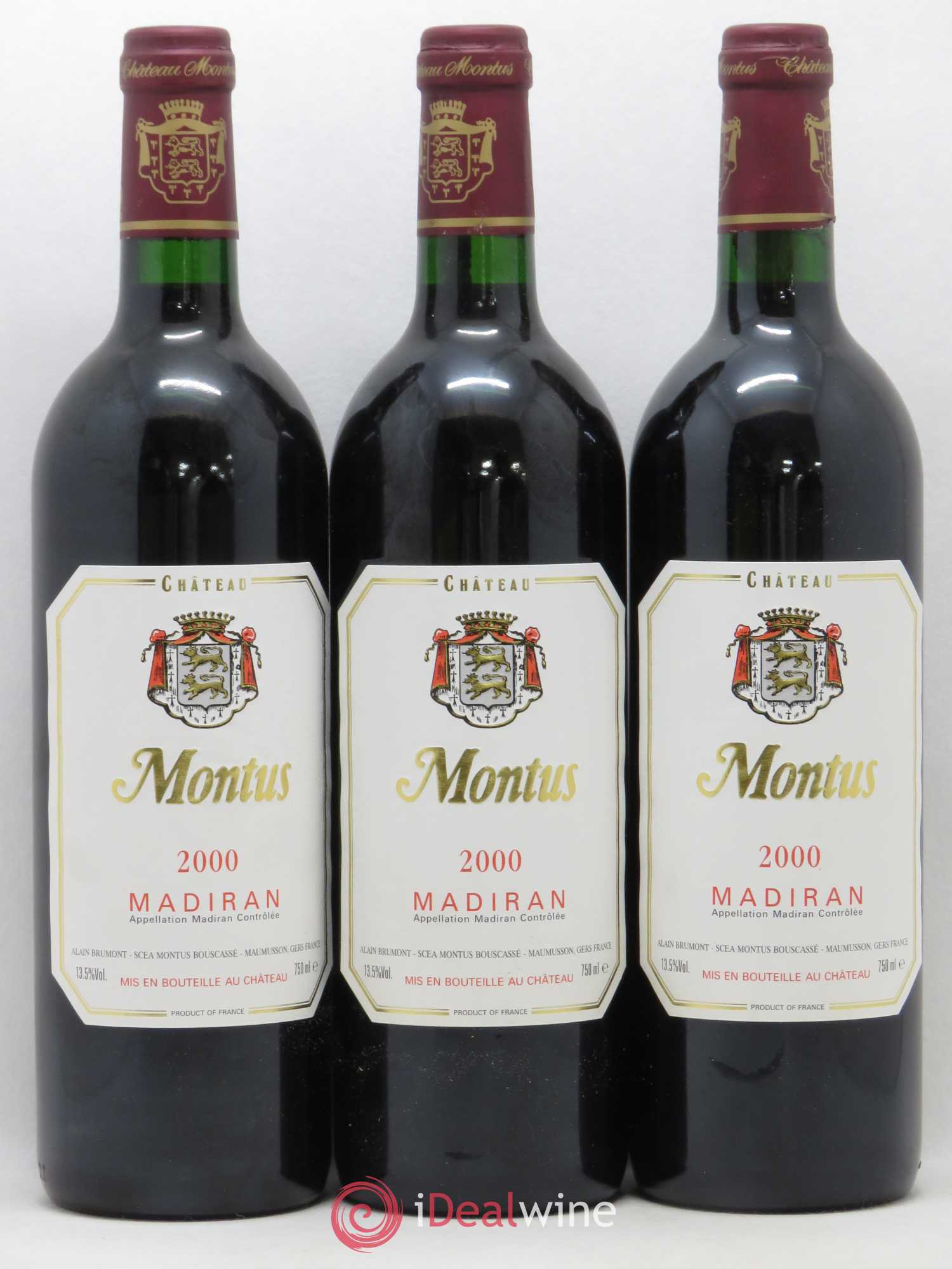 Madiran Château Montus Alain Brumont 2000 - Lot de 12 bouteilles - 3