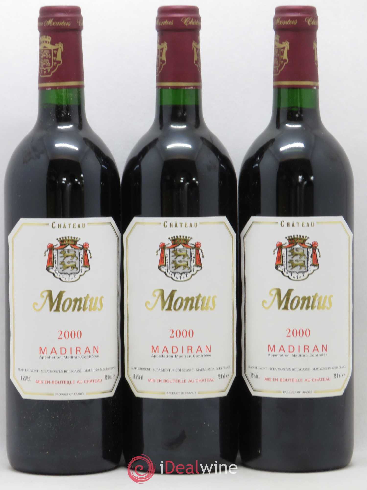 Madiran Château Montus Alain Brumont 2000 - Lot de 12 bouteilles - 4