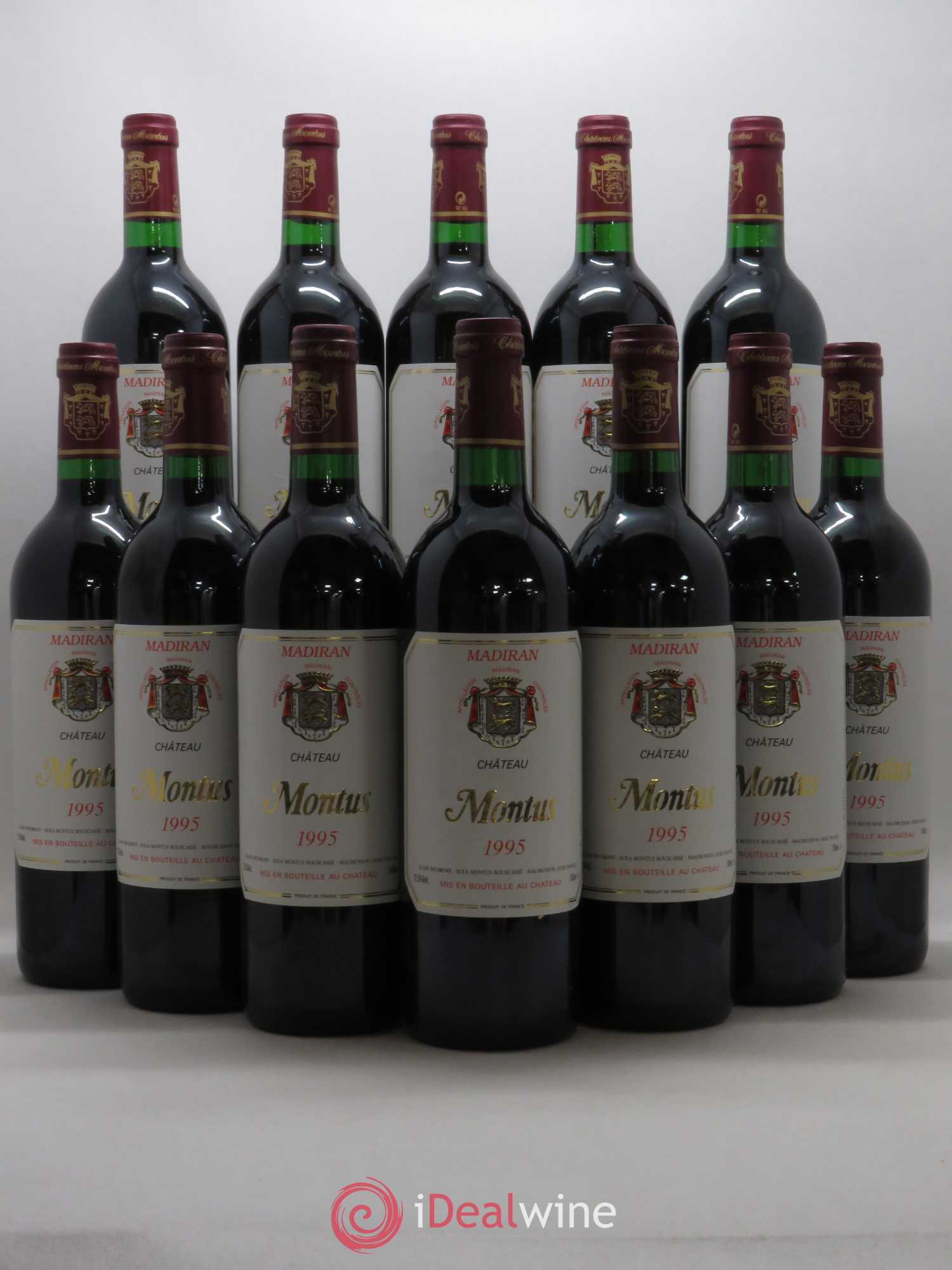 Madiran Château Montus Alain Brumont 1995 - Lot de 12 bouteilles - 0
