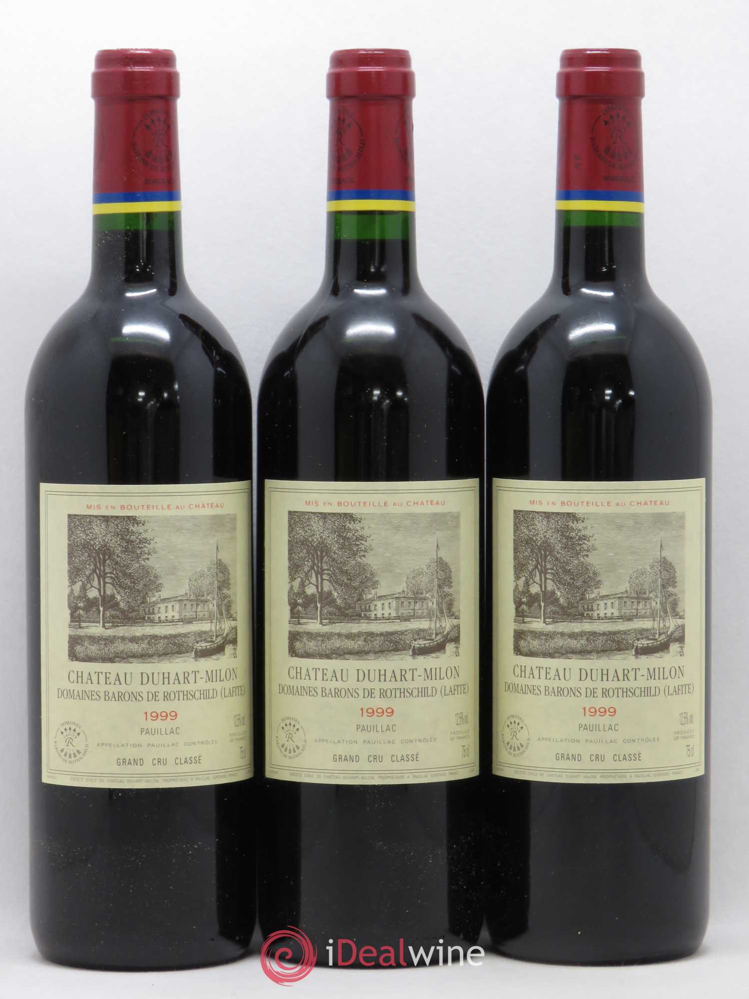 Château Duhart-Milon 4ème Grand Cru Classé 1999 - Lot de 12 bouteilles - 1