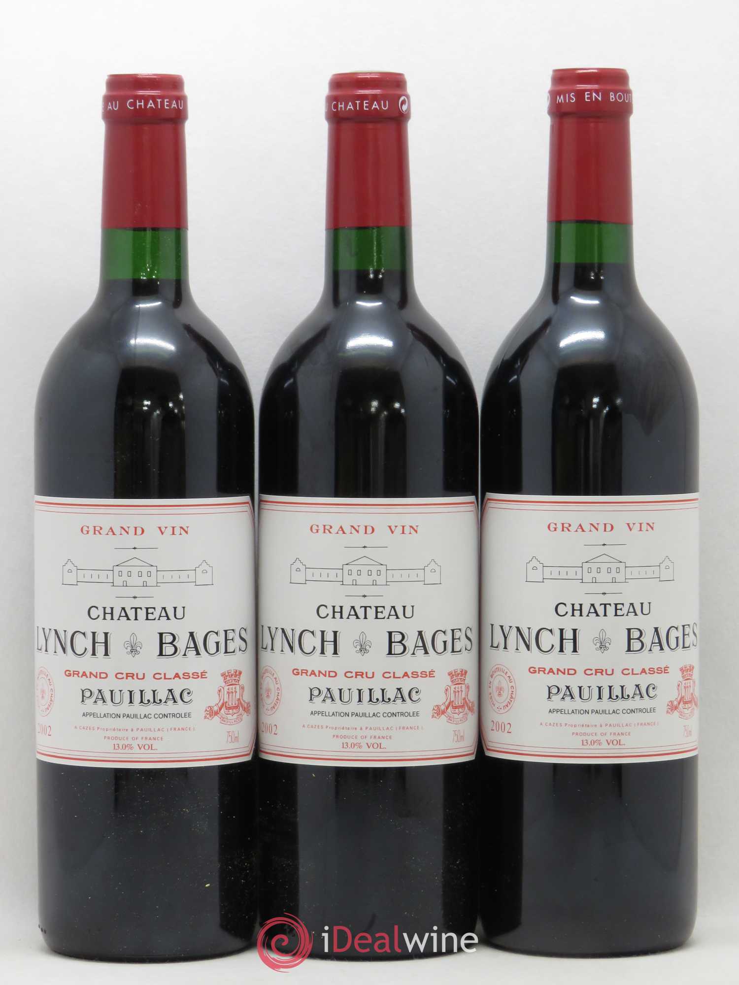 Château Lynch Bages 5ème Grand Cru Classé 2002 - Lot de 12 bouteilles - 2