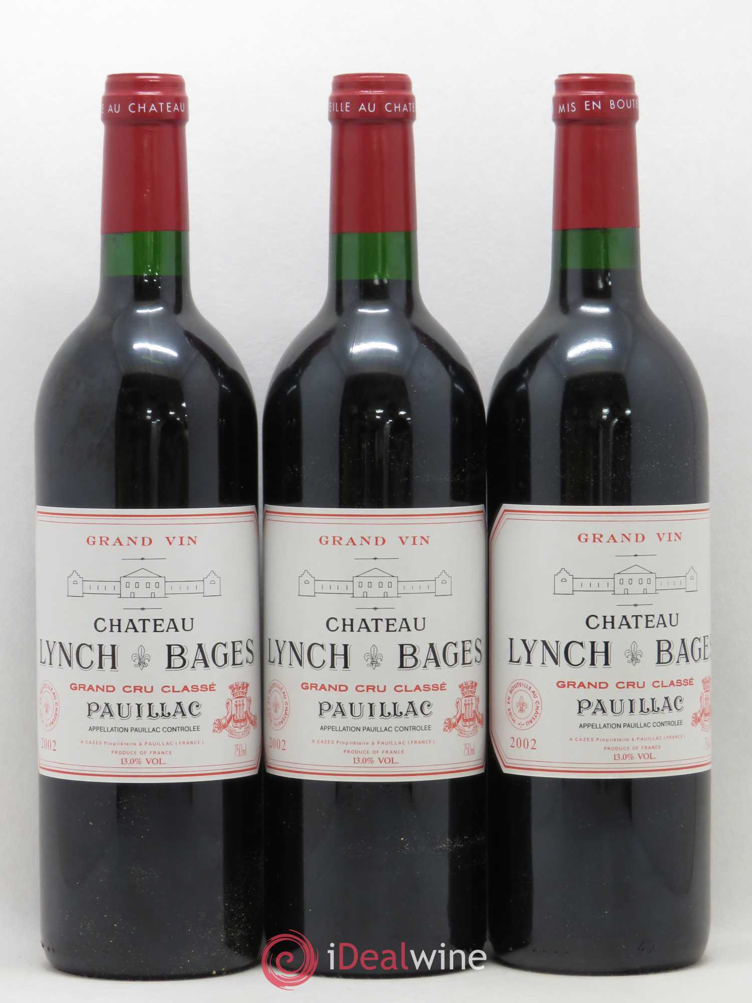 Château Lynch Bages 5ème Grand Cru Classé 2002 - Lot de 12 bouteilles - 3