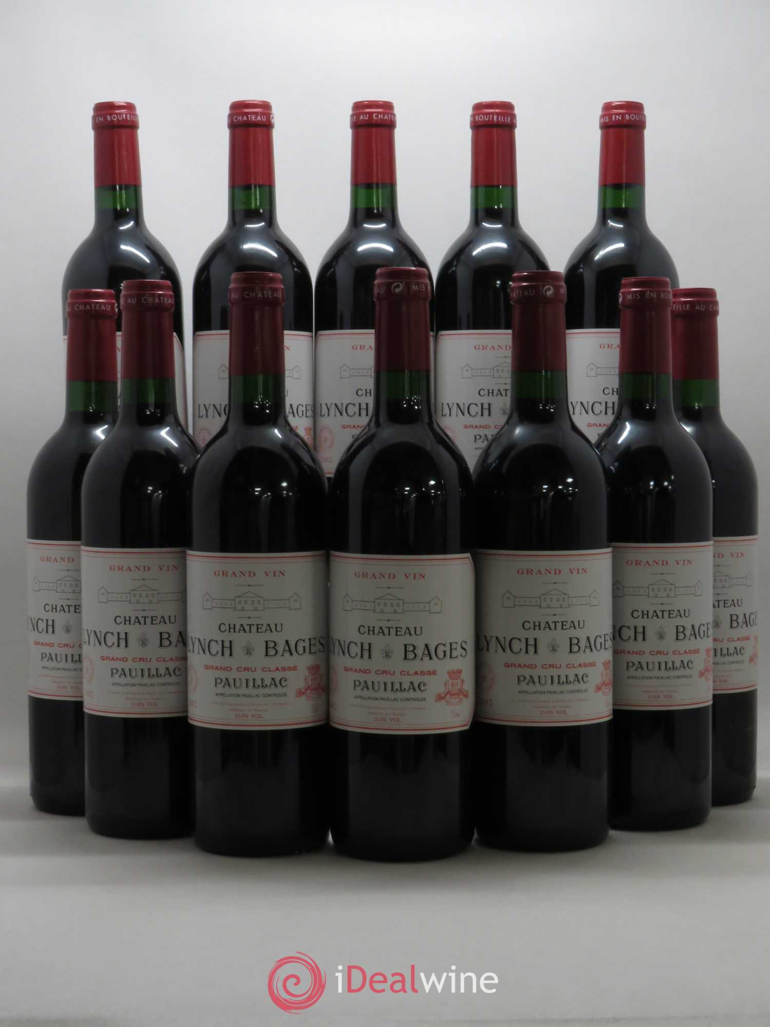 Château Lynch Bages 5ème Grand Cru Classé 2002 - Lot de 12 bouteilles - 0