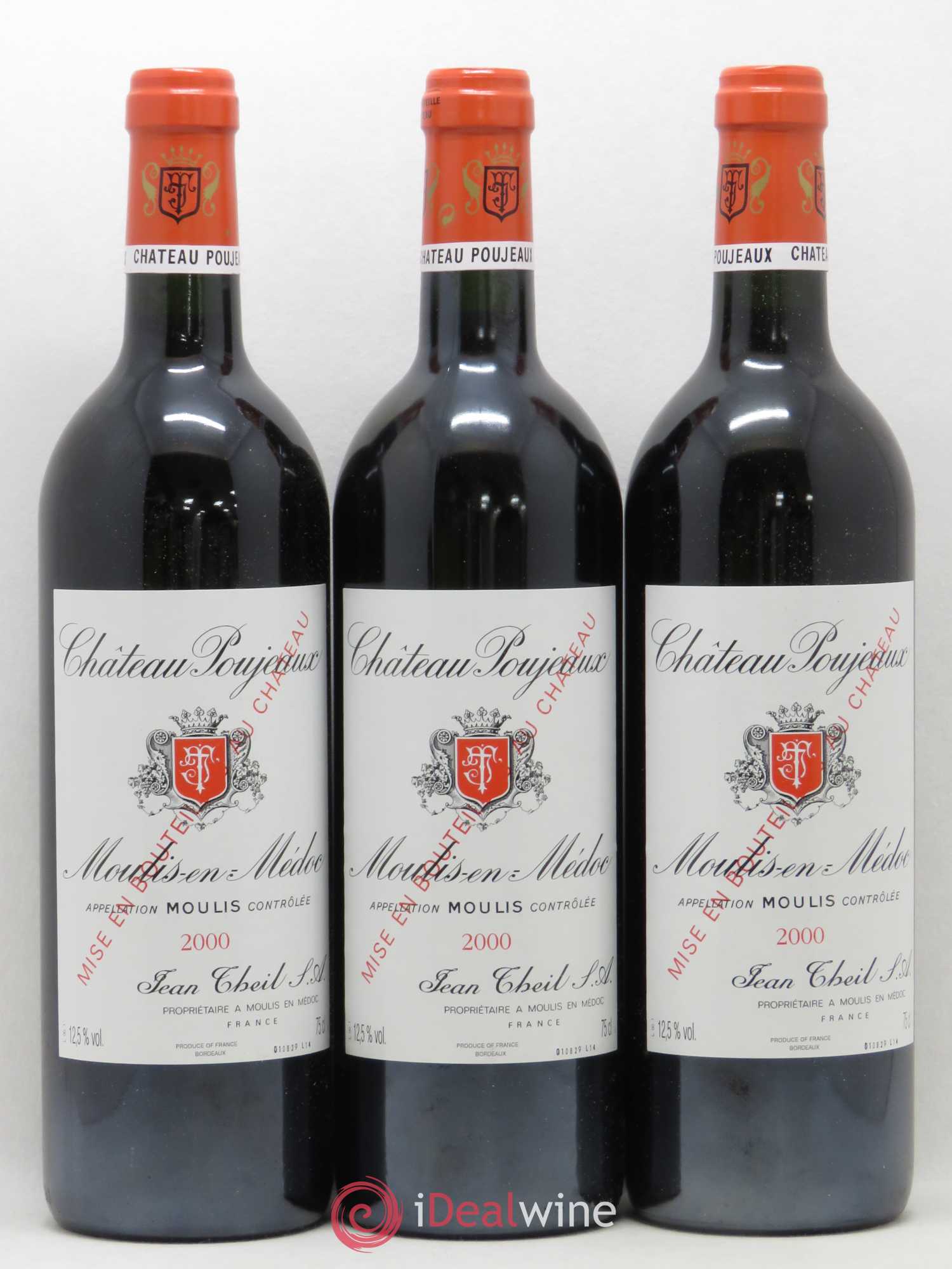 Château Poujeaux 2000 - Lot de 12 bouteilles - 1