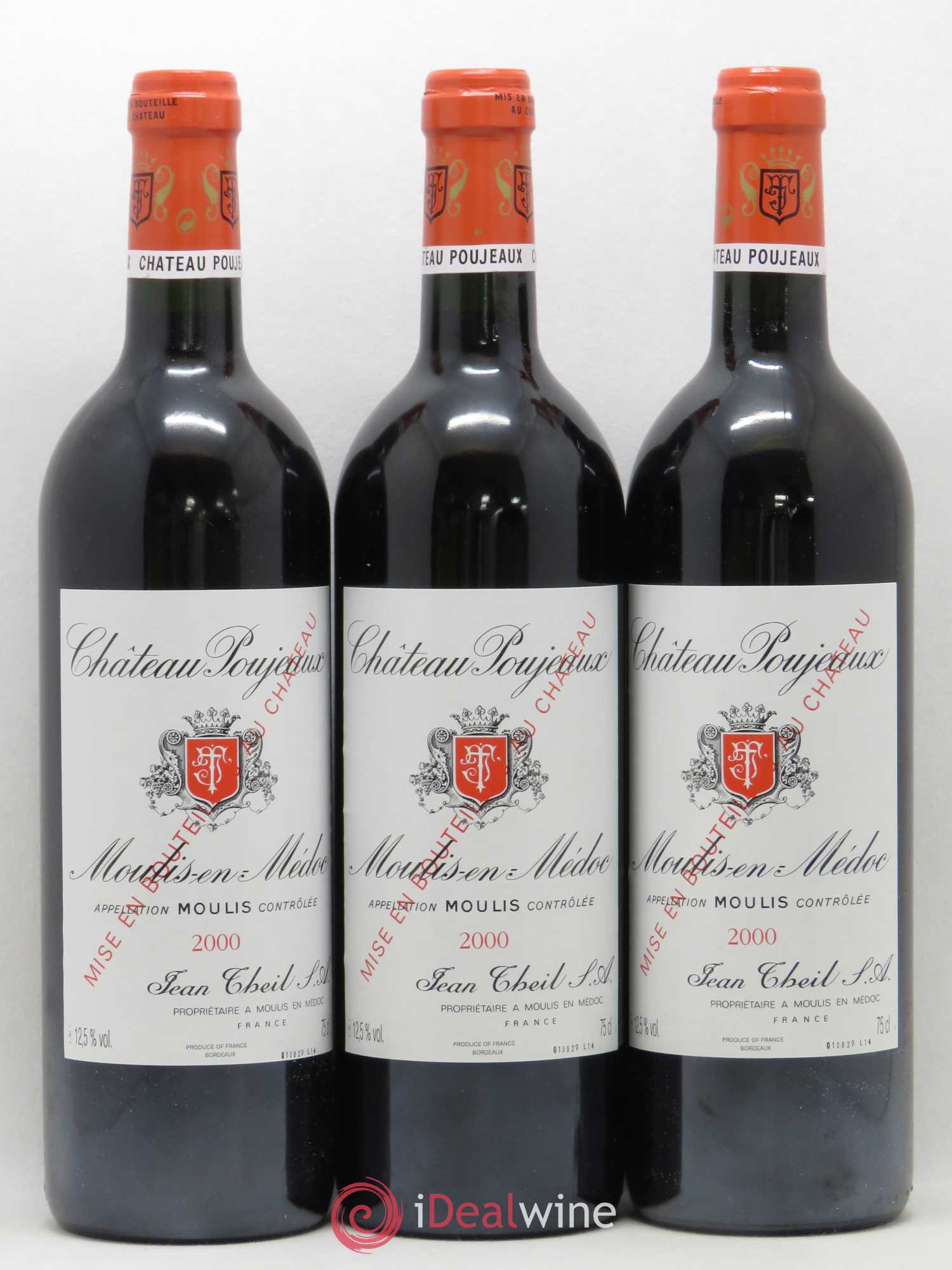 Château Poujeaux 2000 - Lot de 12 bouteilles - 2