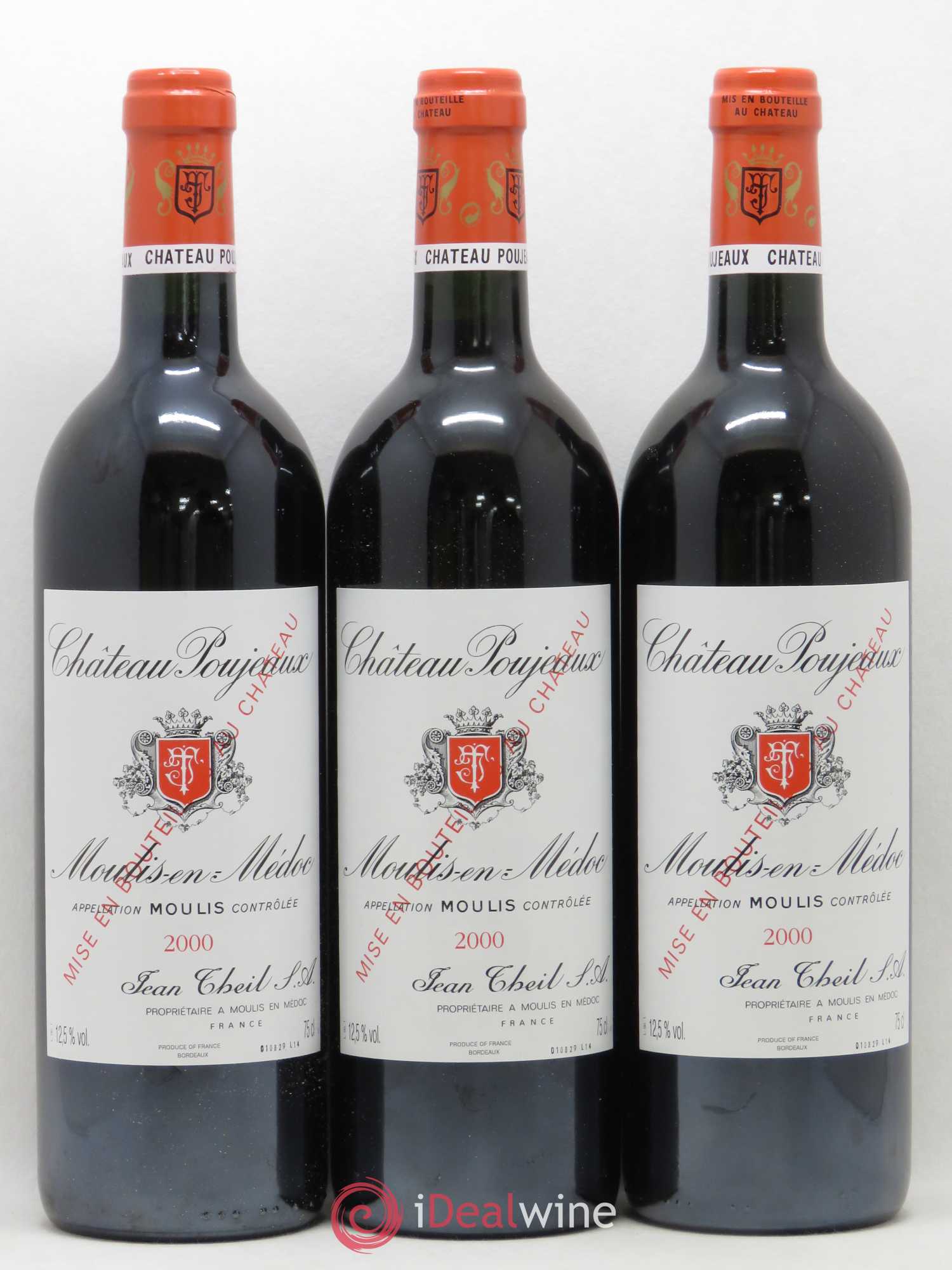 Château Poujeaux 2000 - Lot de 12 bouteilles - 4