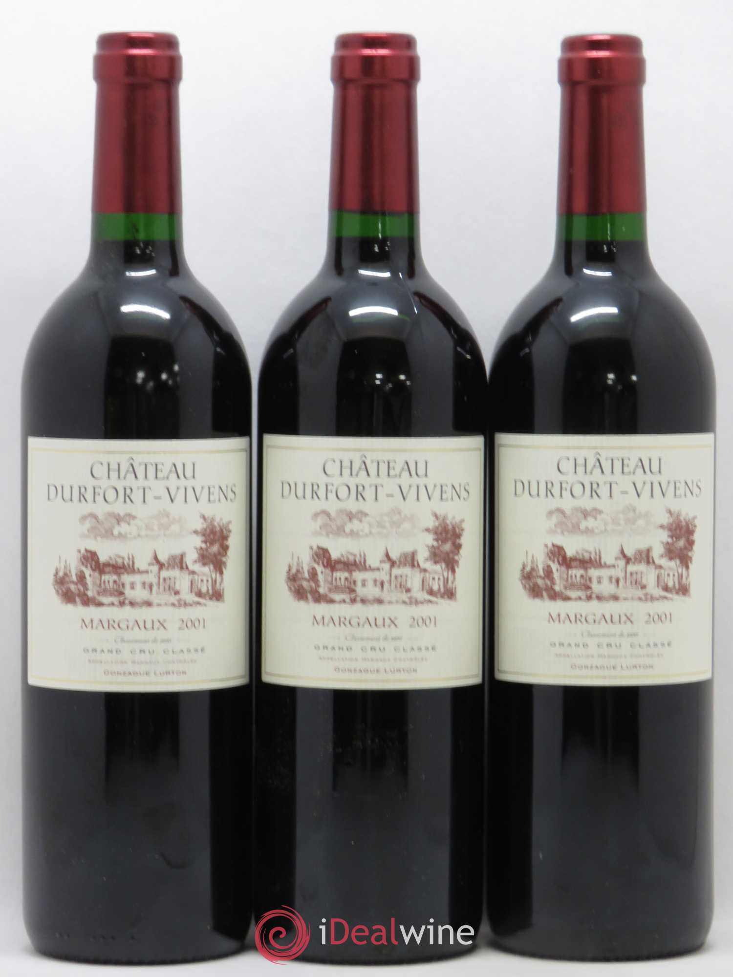 Château Durfort Vivens 2ème Grand Cru Classé 2001 - Lot de 12 bouteilles - 2