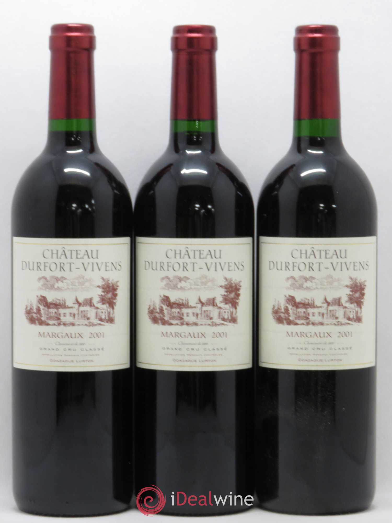 Château Durfort Vivens 2ème Grand Cru Classé 2001 - Lot de 12 bouteilles - 3