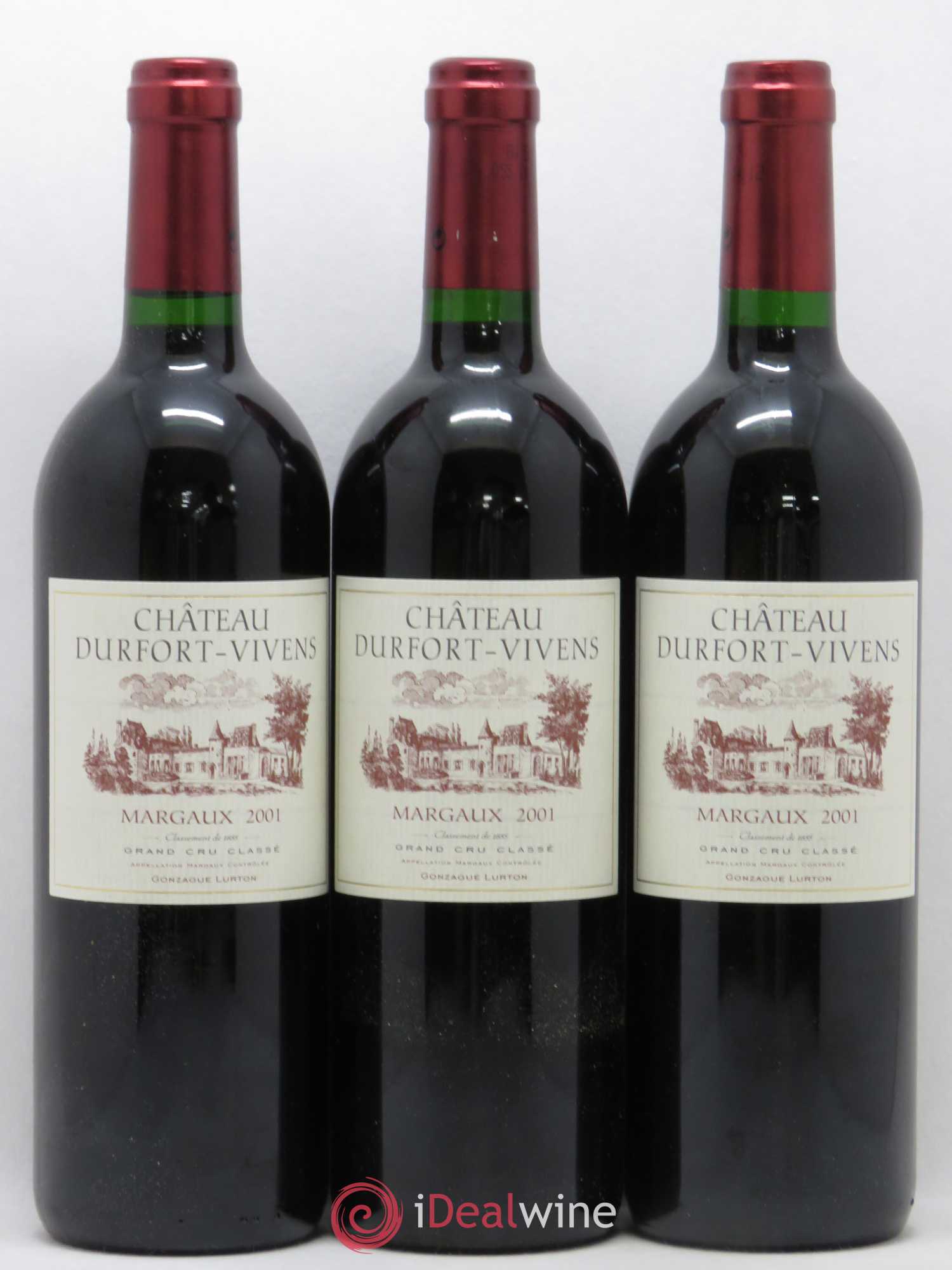 Château Durfort Vivens 2ème Grand Cru Classé 2001 - Lot de 12 bouteilles - 4