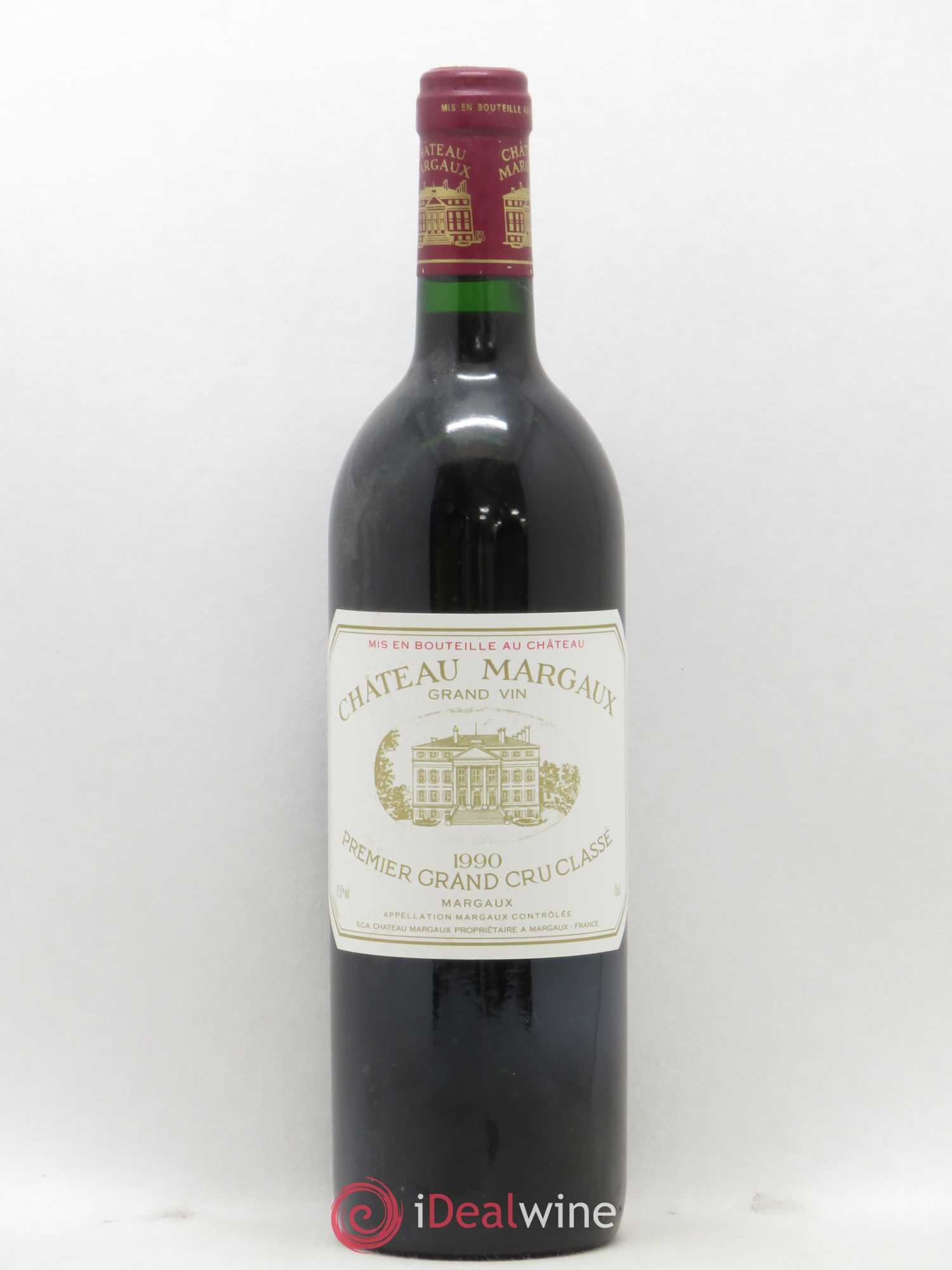 Château Margaux 1er Grand Cru Classé 1990 - Lot de 1 bouteille - 0