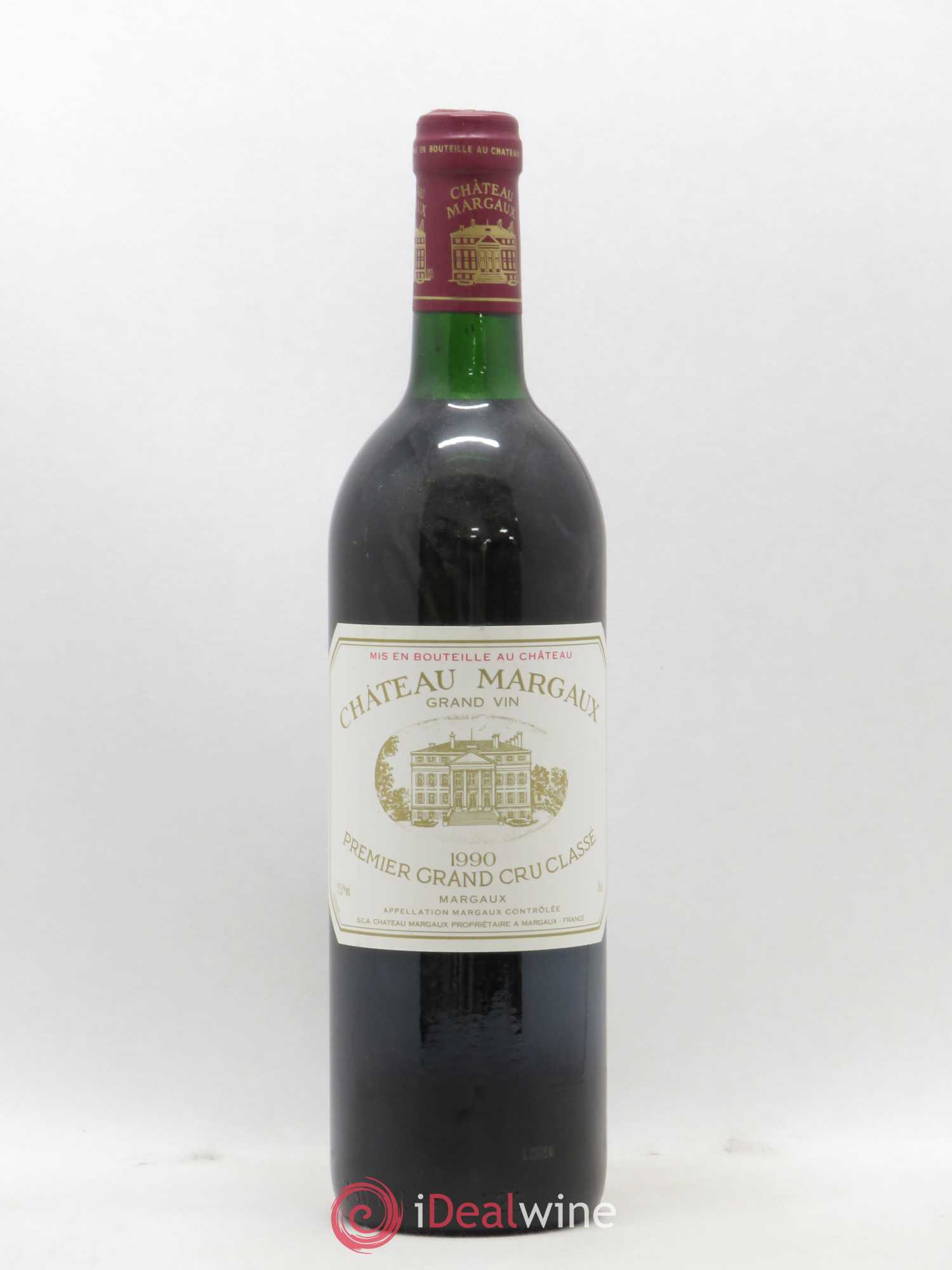 Château Margaux 1er Grand Cru Classé 1990 - Lot de 1 bouteille - 0