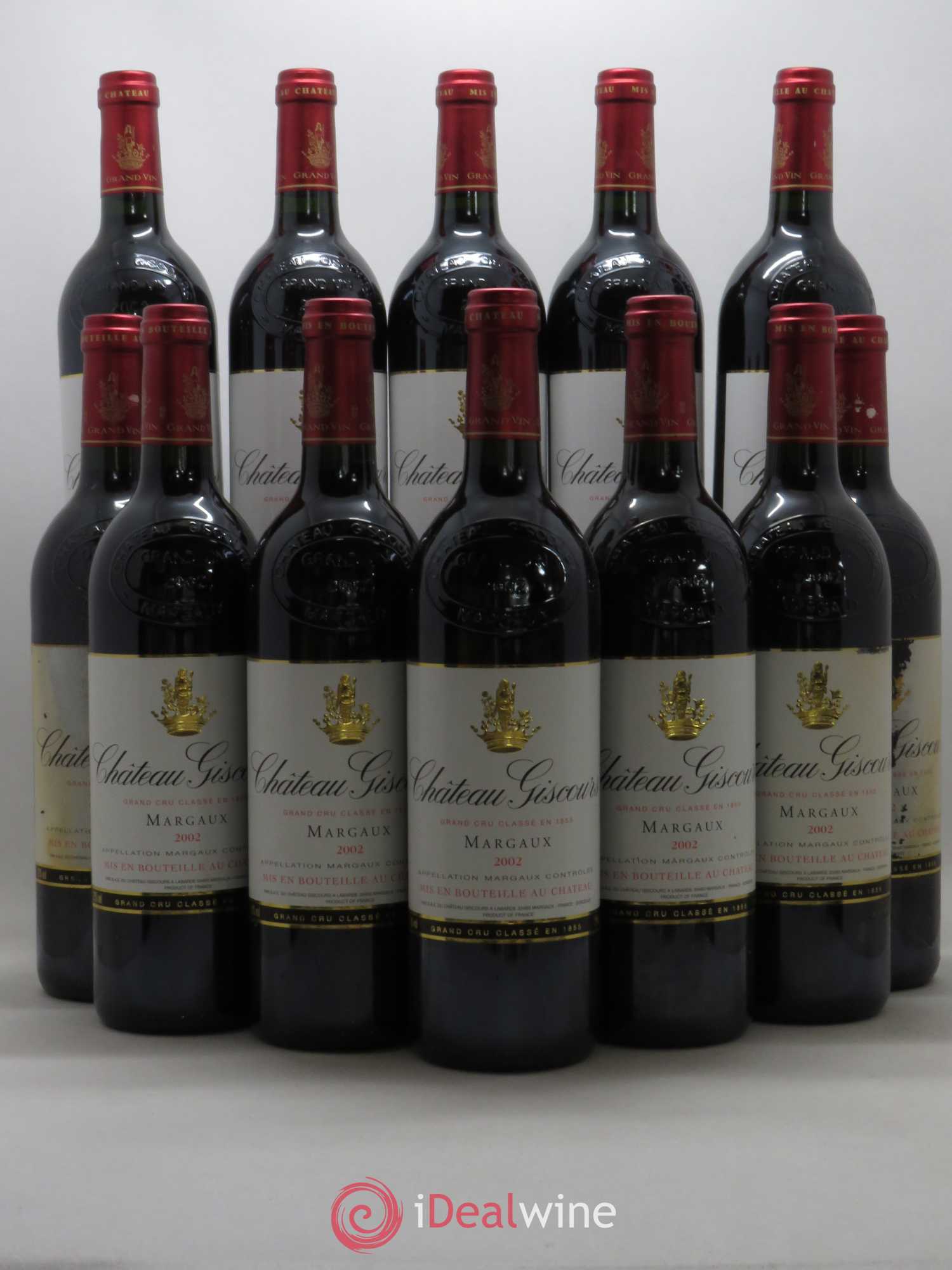 Château Giscours 3ème Grand Cru Classé 2002 - Lot de 12 bouteilles - 0