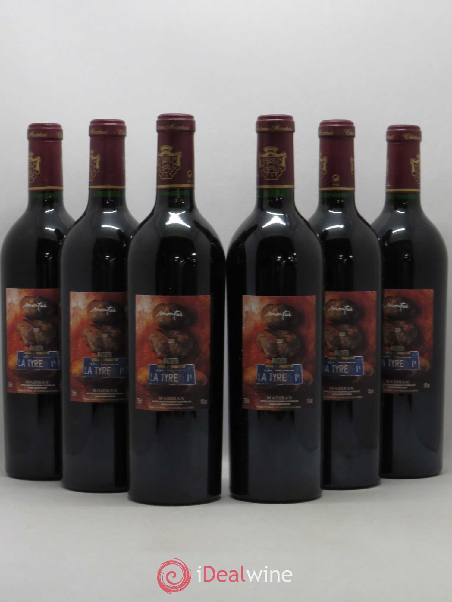 Madiran Château Montus-La Tyre Alain Brumont 2000 - Lot de 6 bouteilles - 0