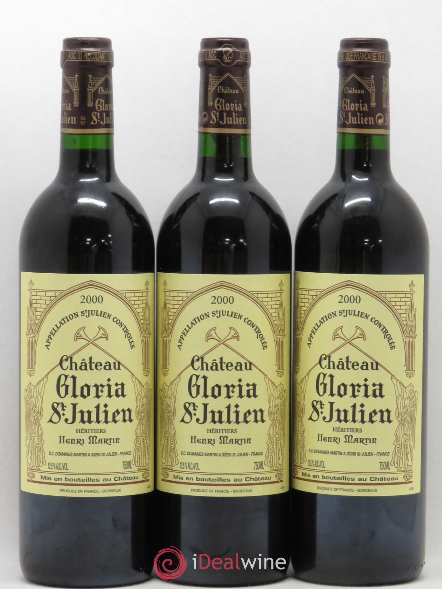 Château Gloria 2000 - Lot de 12 bouteilles - 1