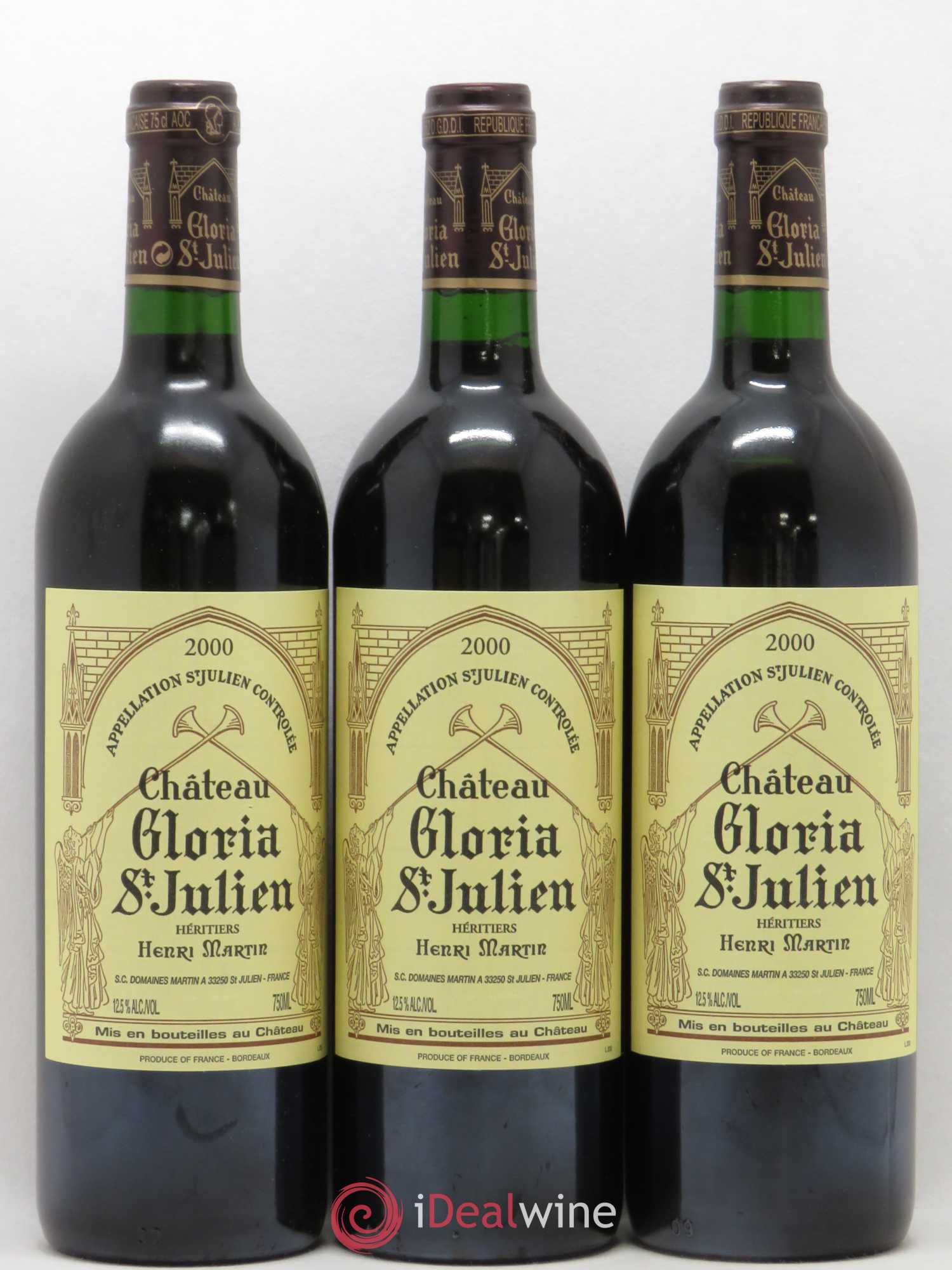 Château Gloria 2000 - Lot de 12 bouteilles - 2