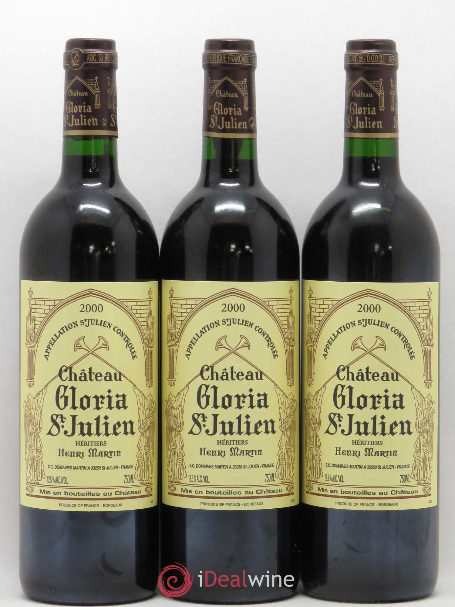 Château Gloria 2000 - Lot de 12 bouteilles - 4