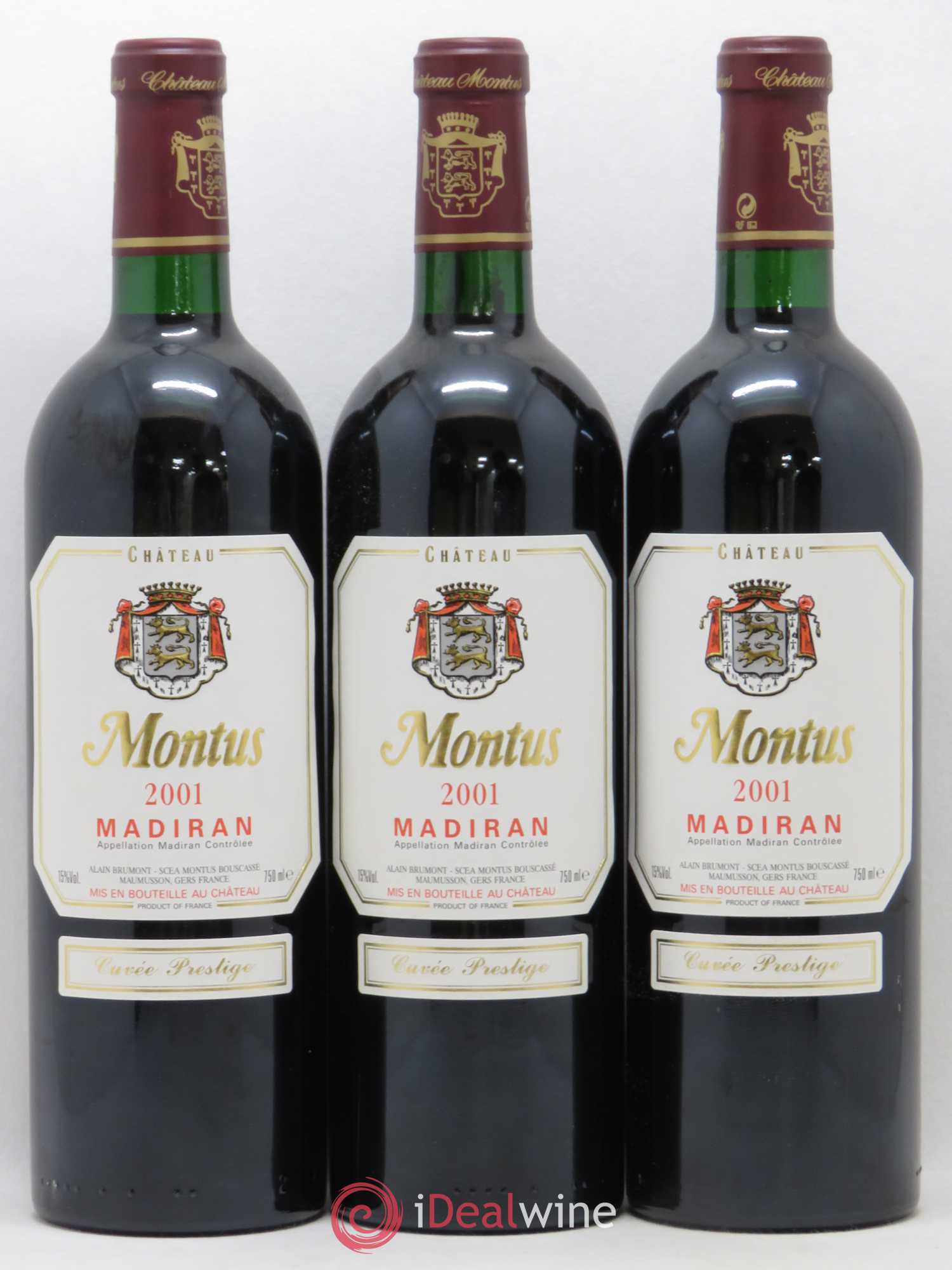 Madiran Château Montus-Prestige Alain Brumont 2001 - Lot de 12 bouteilles - 4