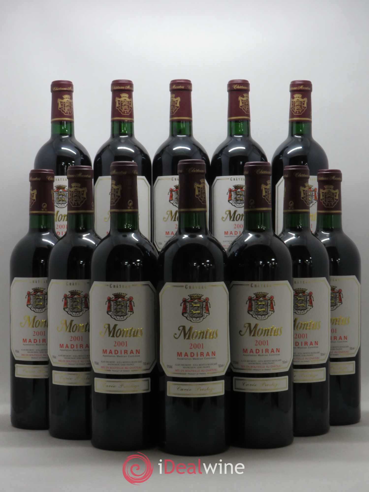 Madiran Château Montus-Prestige Alain Brumont 2001 - Lot de 12 bouteilles - 0