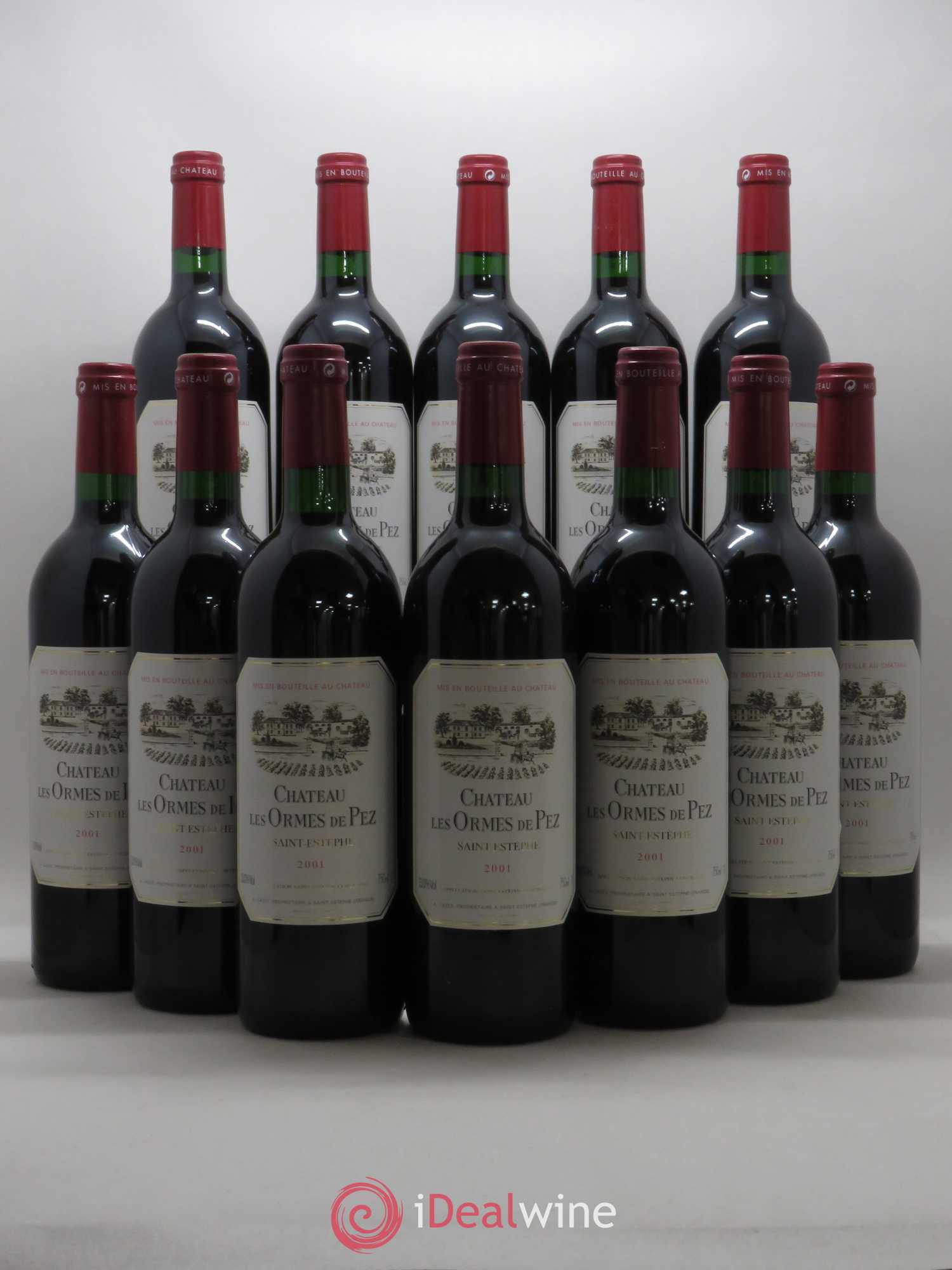 Château les Ormes de Pez 2001 - Lot de 12 bouteilles - 0