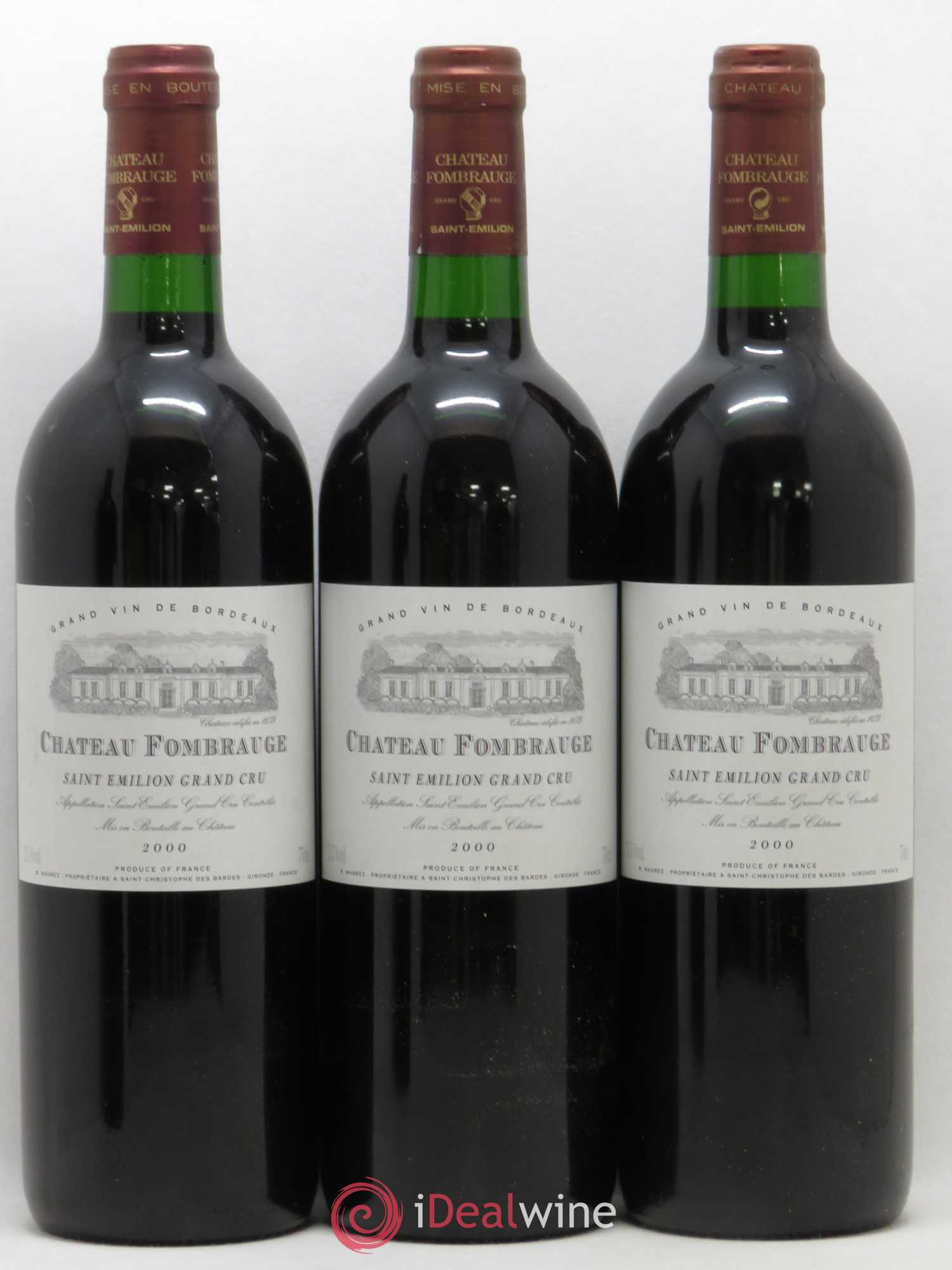 Château Fombrauge Grand Cru Classé 2000 - Lot de 12 bouteilles - 2