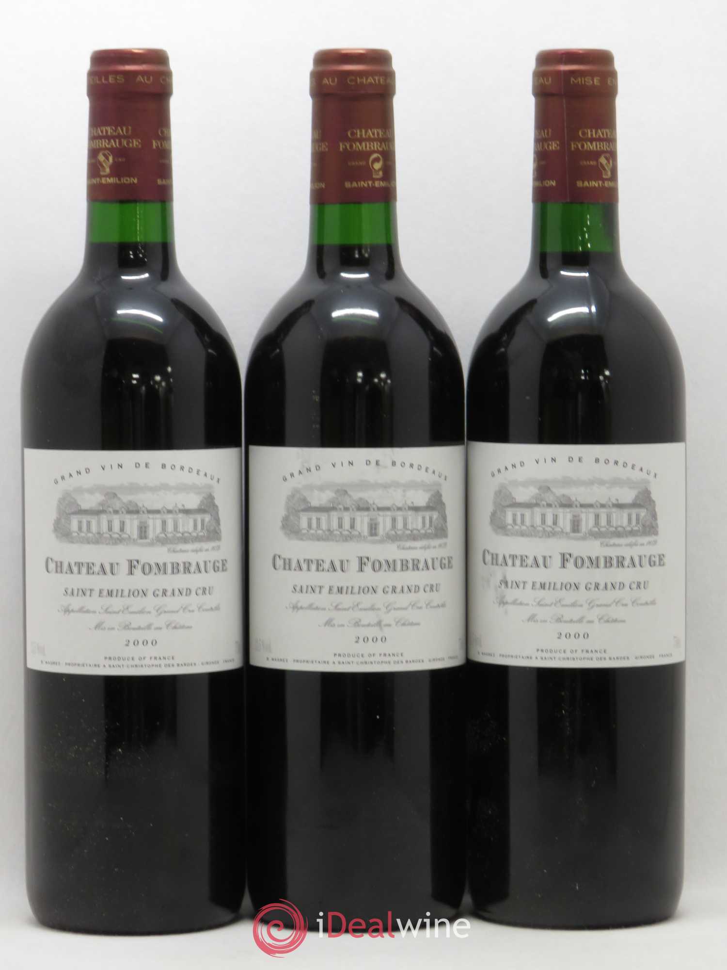Château Fombrauge Grand Cru Classé 2000 - Lot de 12 bouteilles - 3