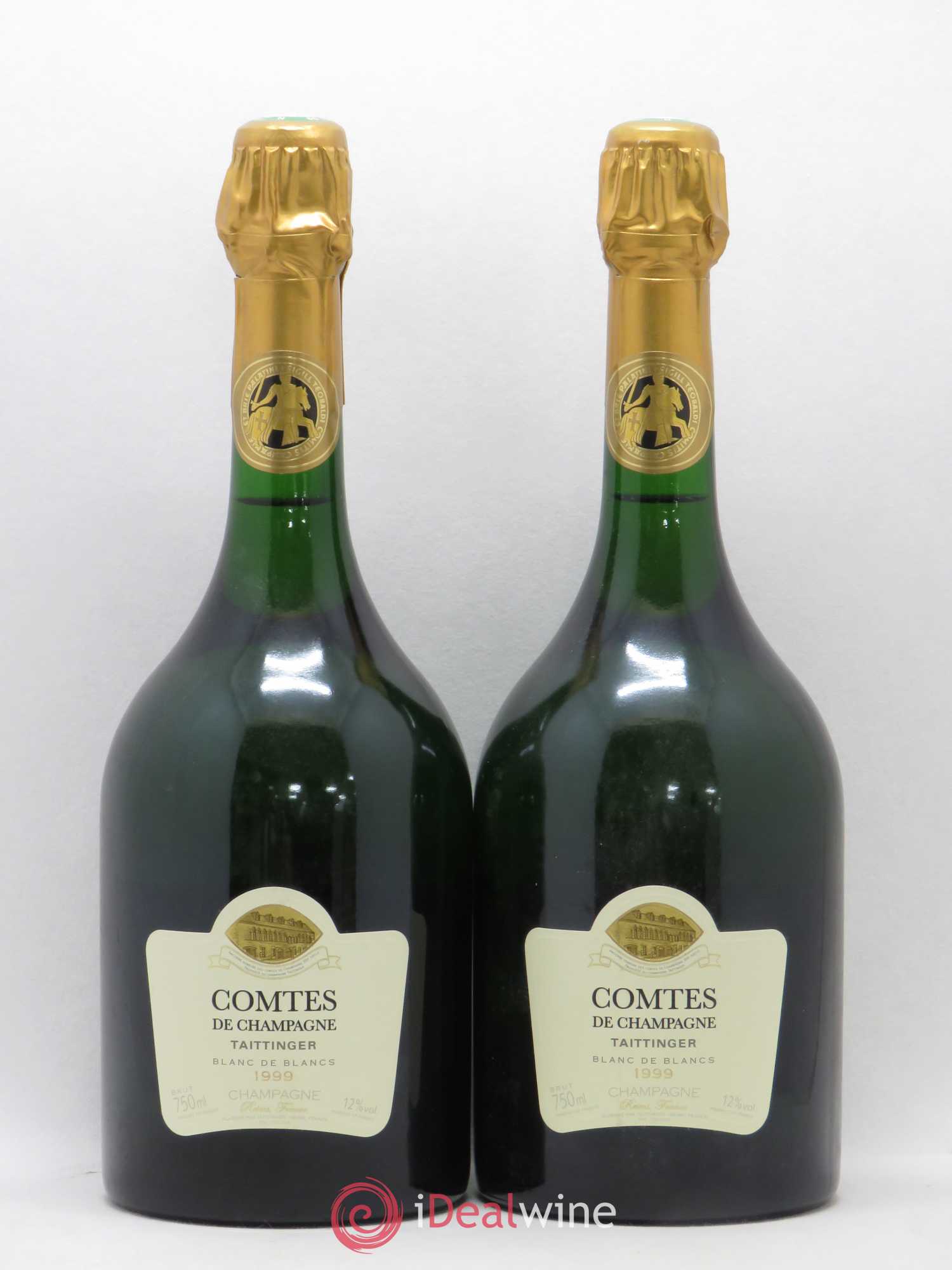 Comtes de Champagne Taittinger 1999 - Lot de 2 bouteilles - 0