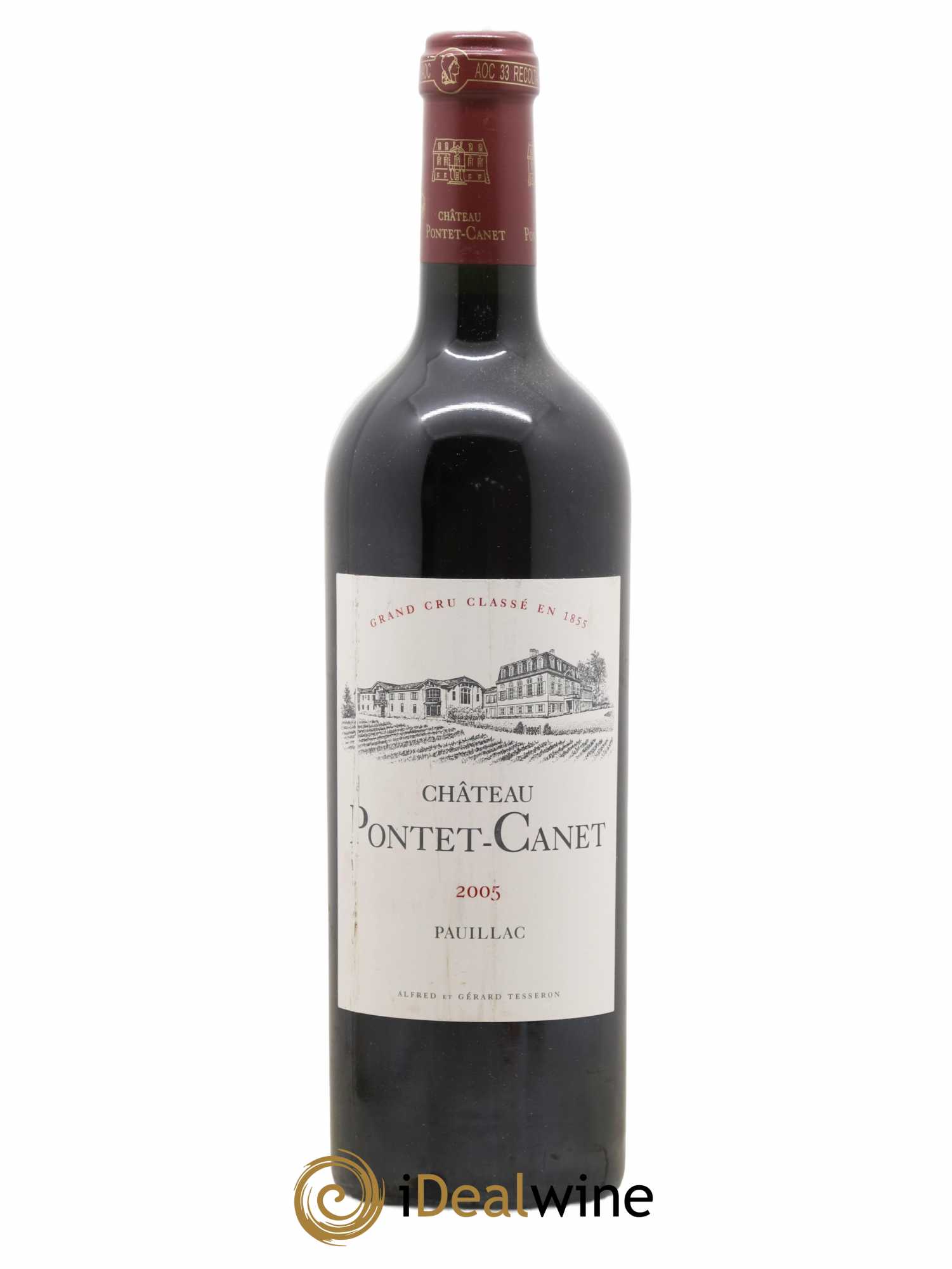 Château Pontet Canet 5ème Grand Cru Classé 2005 - Lot de 1 bouteille - 0