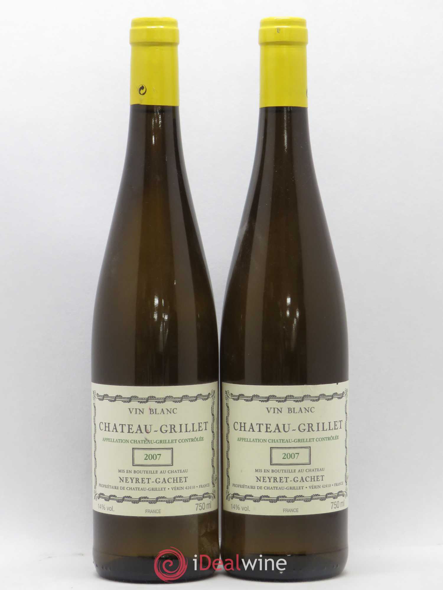 Château Grillet Château-Grillet 2007 - Lot de 2 bouteilles - 0