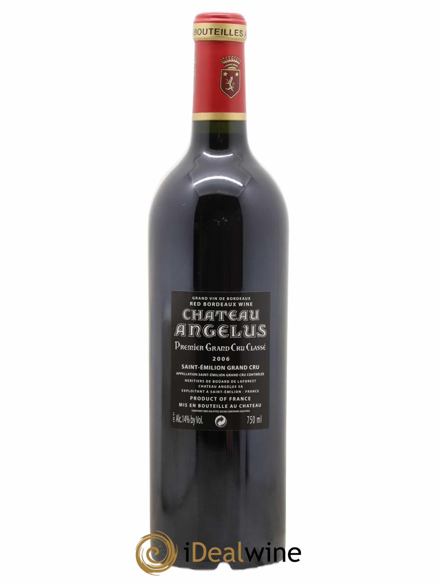 Château Angélus 1er Grand Cru Classé A 2006 - Lot de 1 bouteille - 1