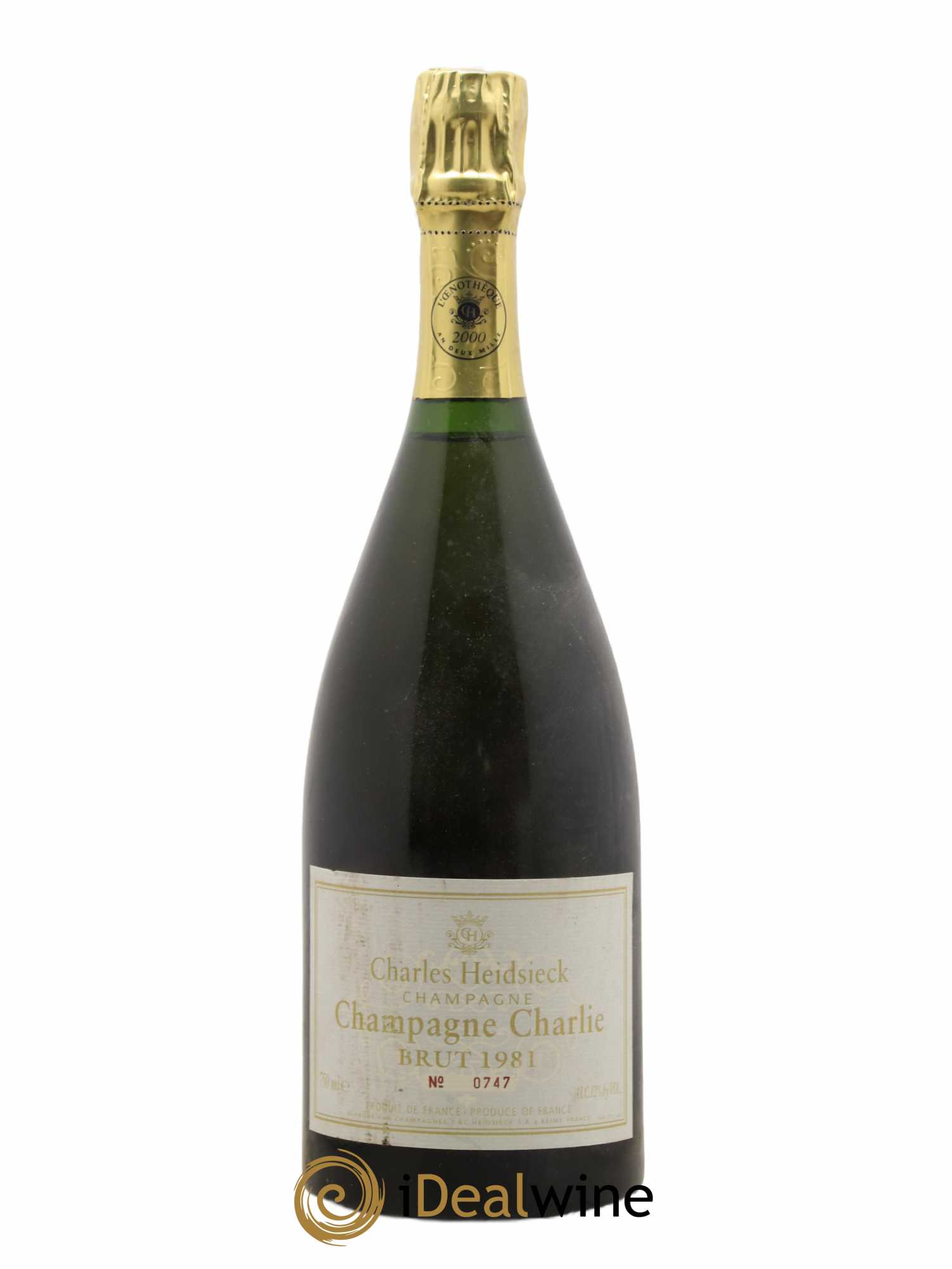 Réserve Charlie Charles Heidsieck 1981 - Lot de 1 bouteille - 0